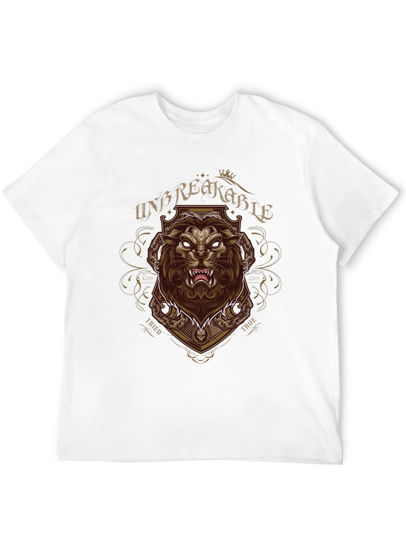 Unbreakable Lion Graphic Tee - Bold Streetwear