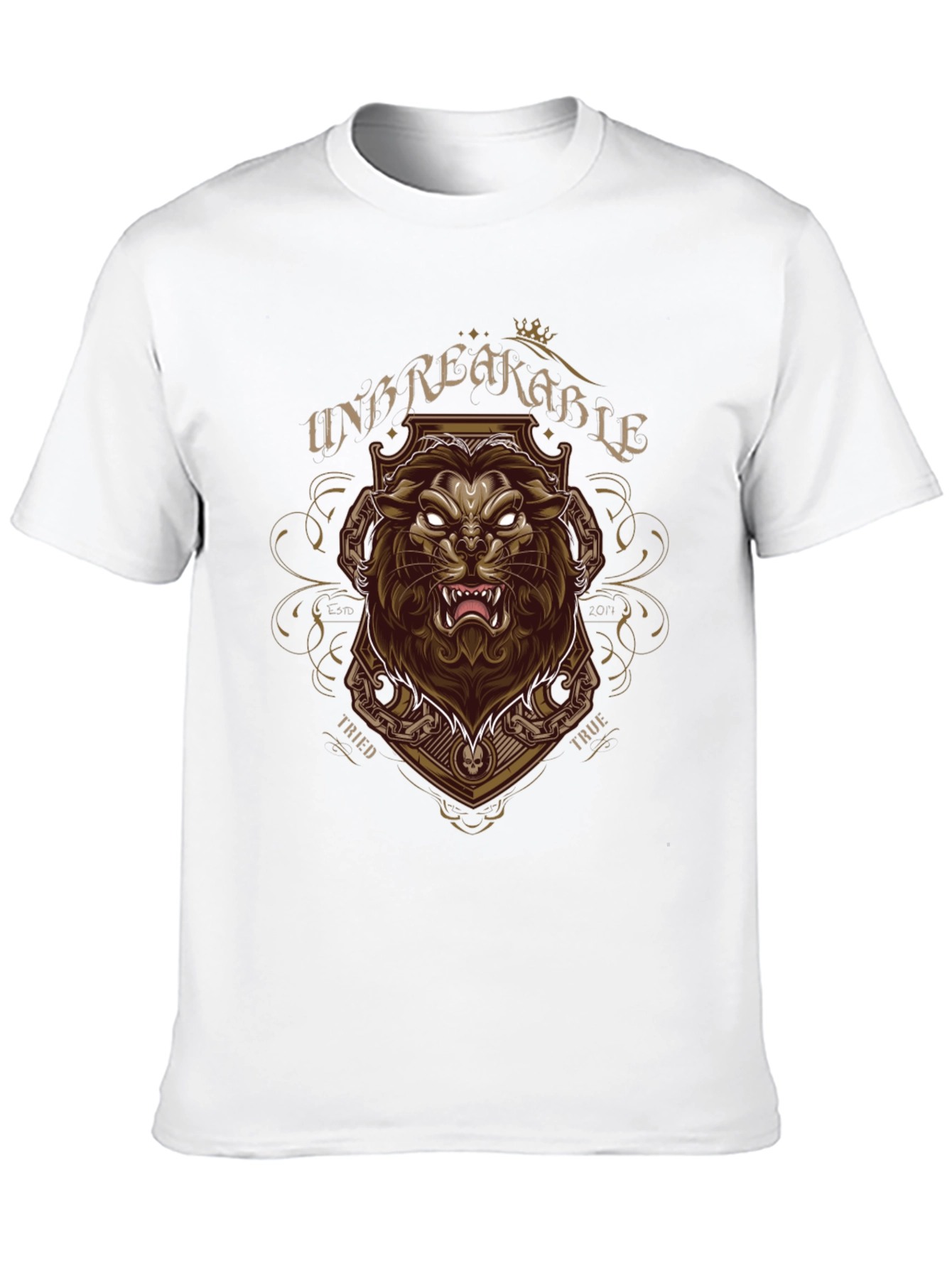 Unbreakable Lion Graphic Tee - Bold Streetwear