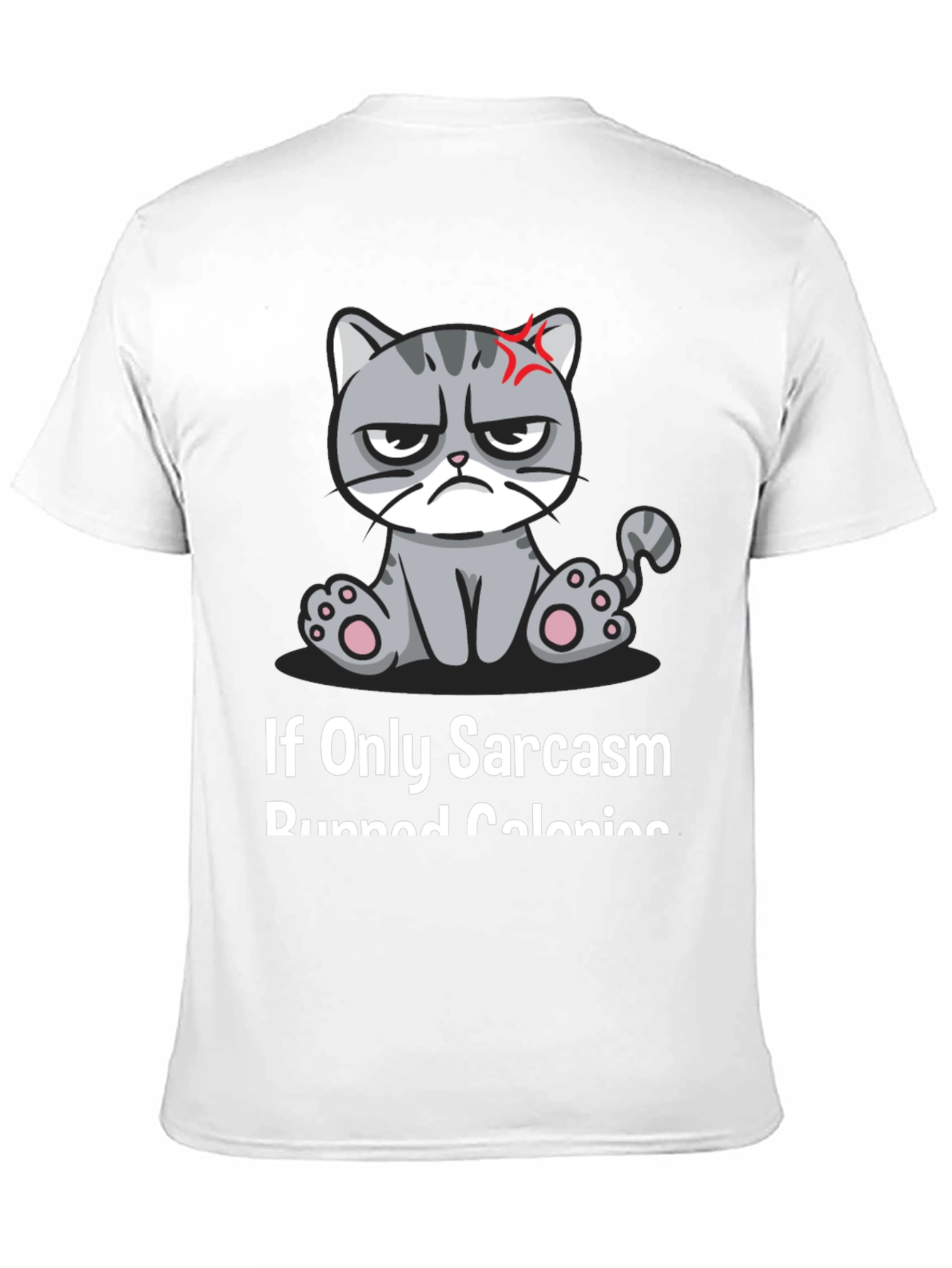 Sarcastic Cat T-Shirt - Grumpy Kitty Humor Tee