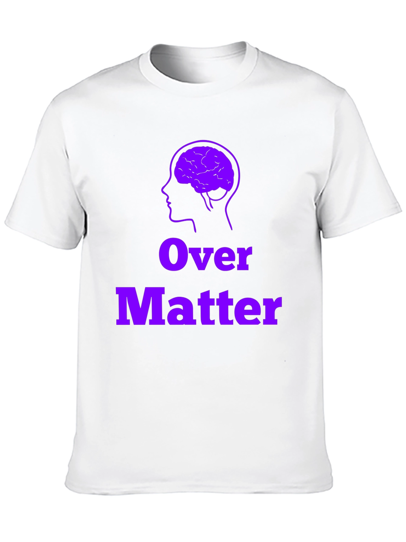Brain Over Matter Black T-Shirt - Mental Strength Tee