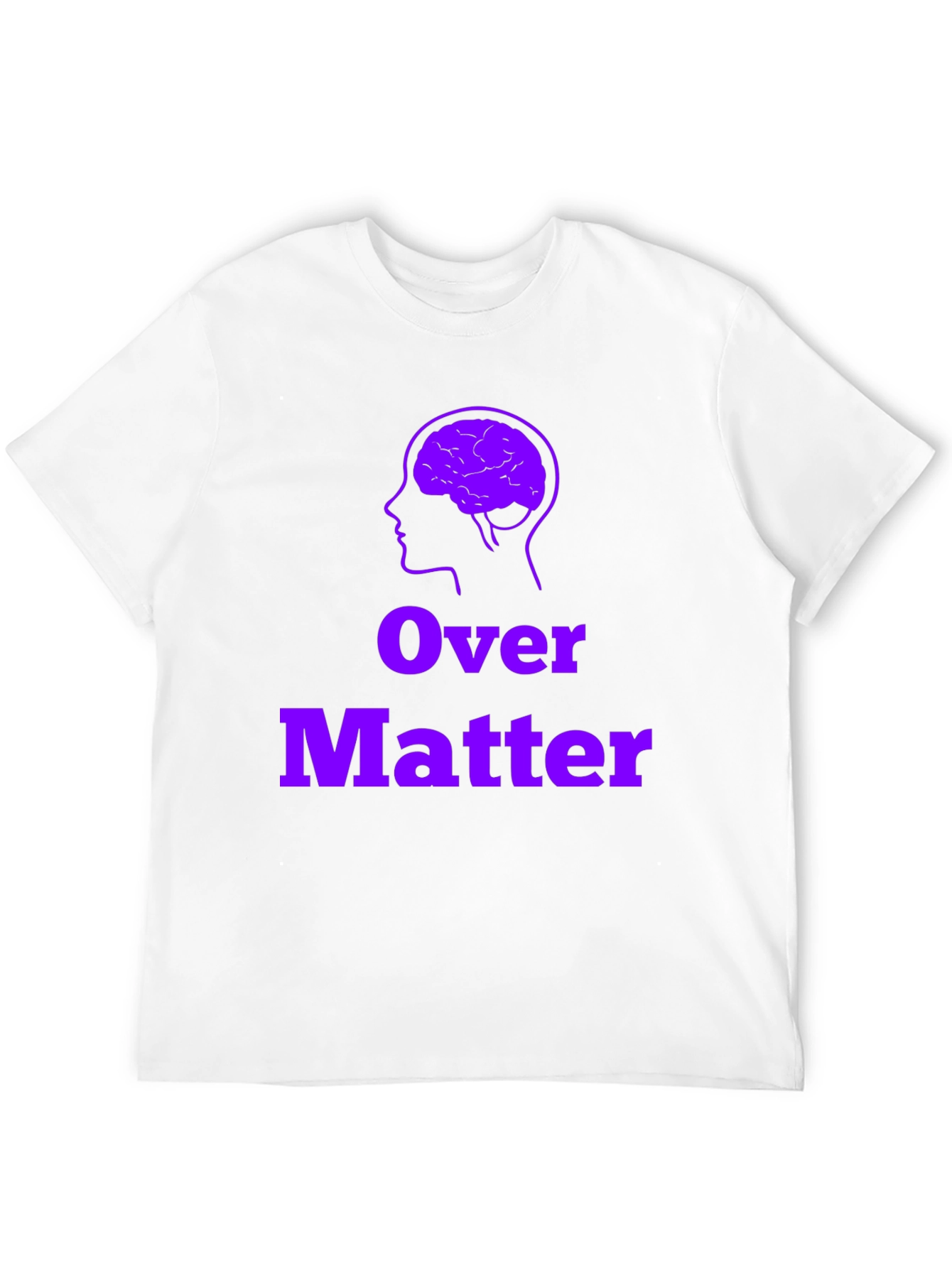 Brain Over Matter Black T-Shirt - Mental Strength Tee