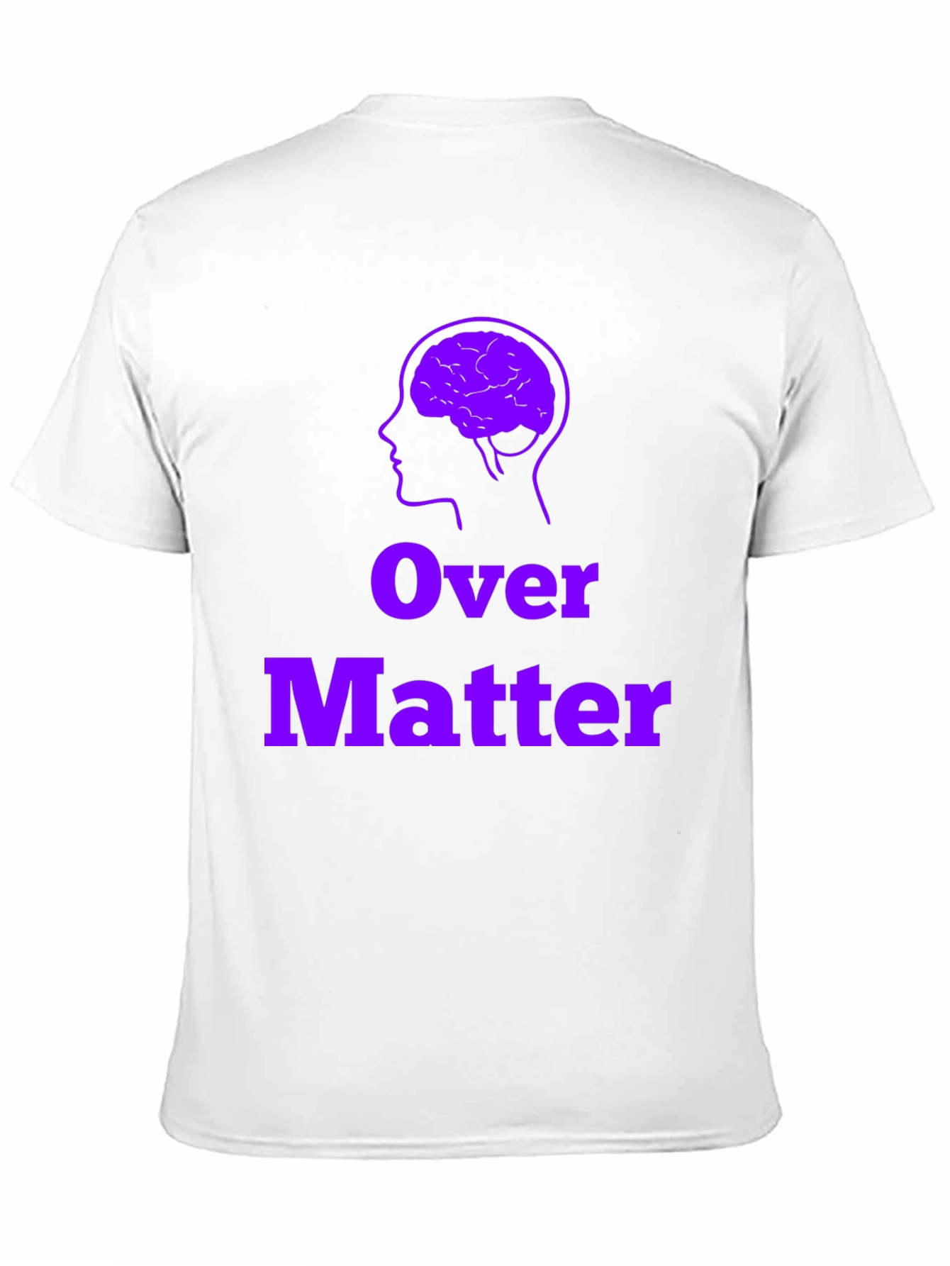 Brain Over Matter Black T-Shirt - Mental Strength Tee