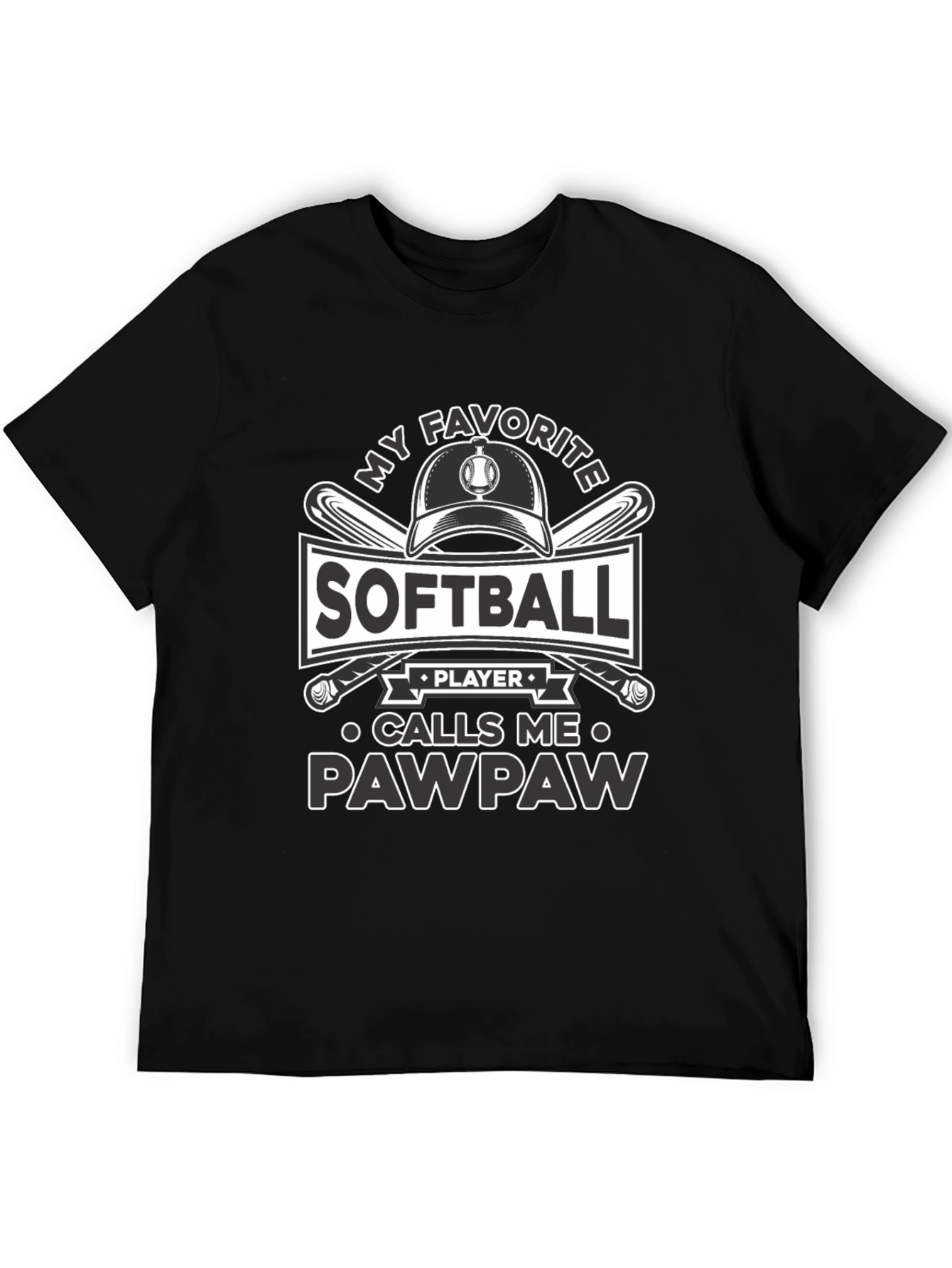 Softball Pawpaw T-Shirt - Gift for Grandfathers
