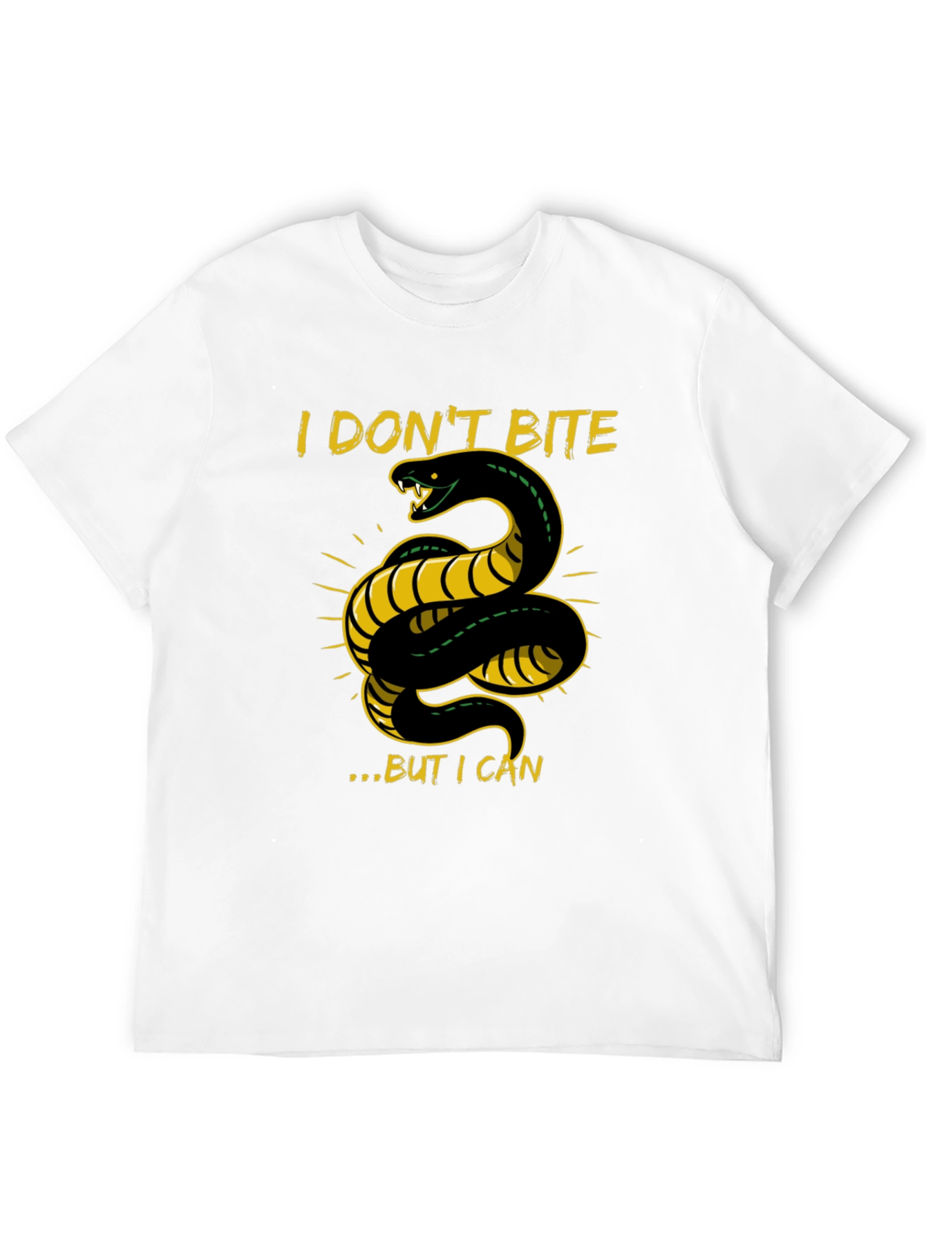 I Dont Bite T-Shirt - Snake Graphic Tee
