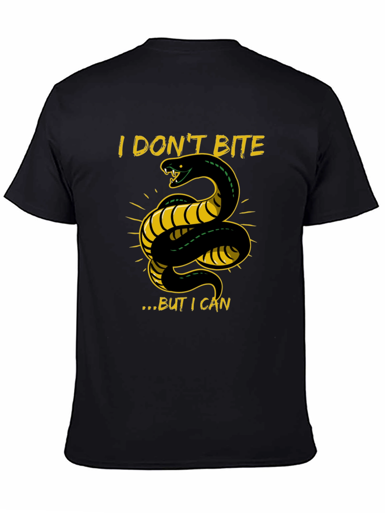 I Dont Bite T-Shirt - Snake Graphic Tee
