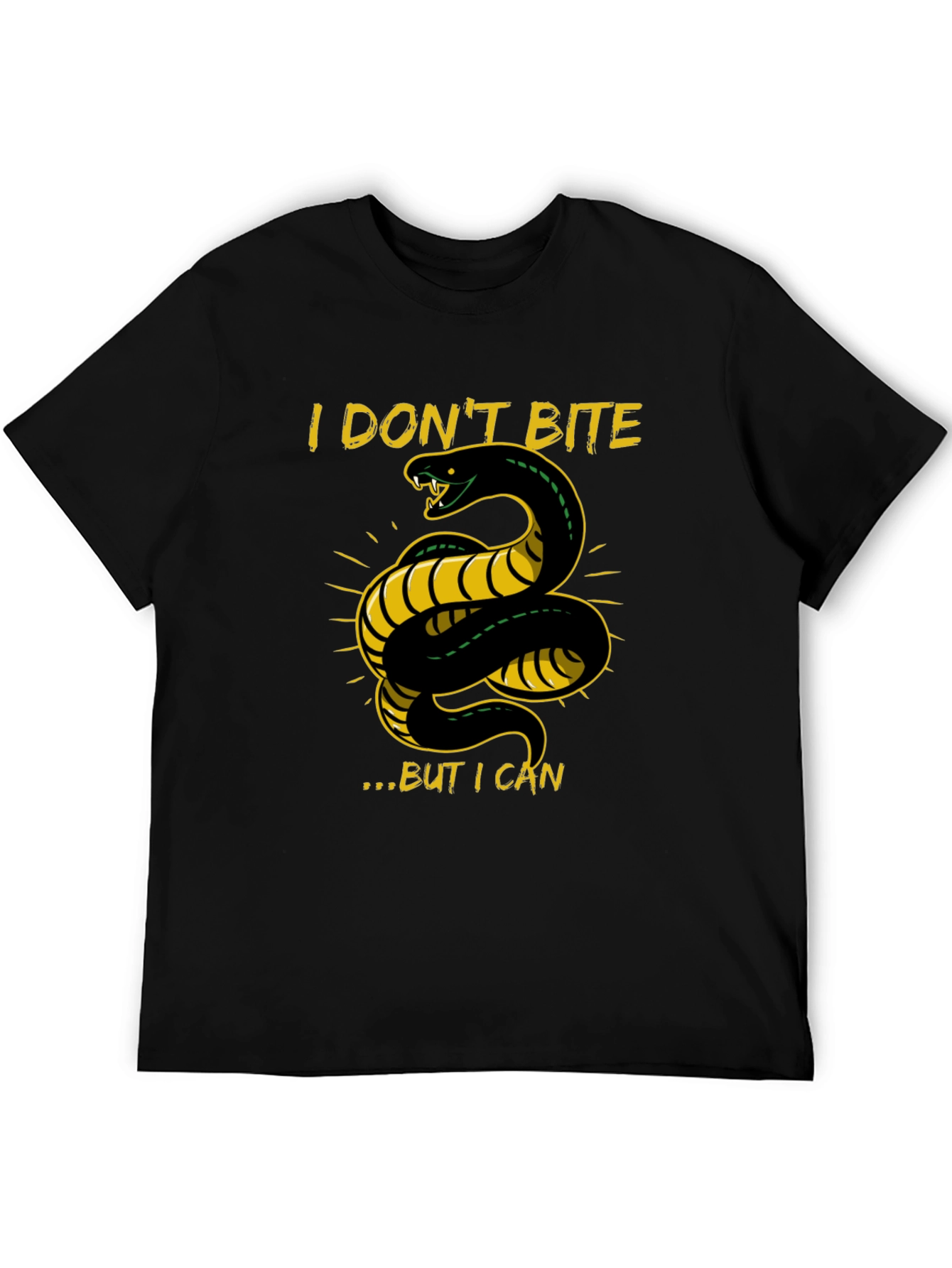 I Dont Bite T-Shirt - Snake Graphic Tee