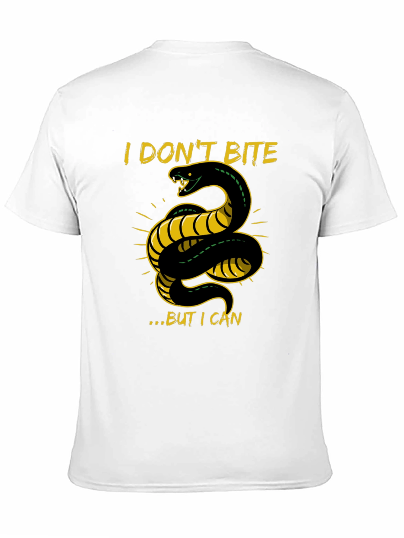 I Dont Bite T-Shirt - Snake Graphic Tee