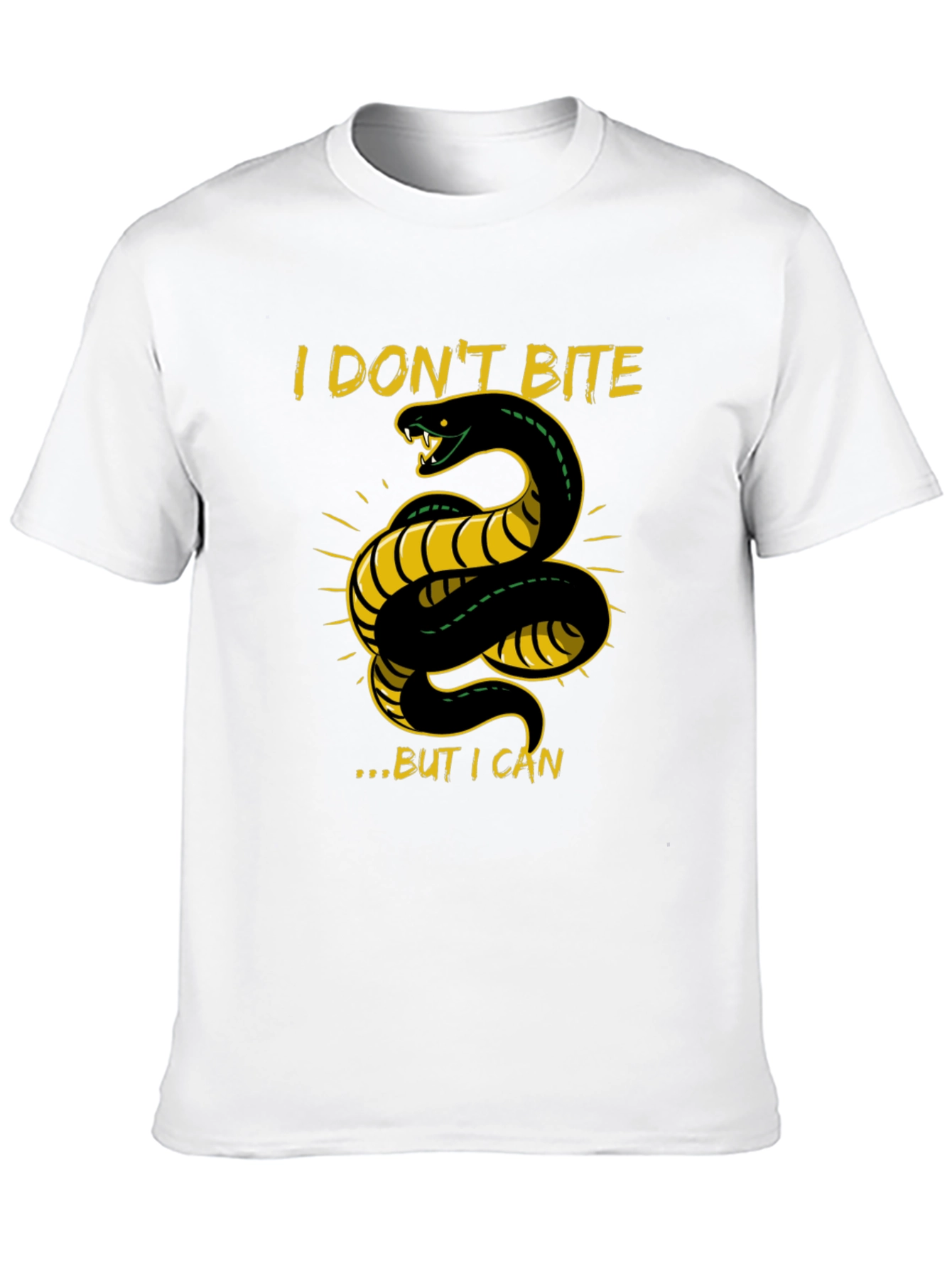 I Dont Bite T-Shirt - Snake Graphic Tee