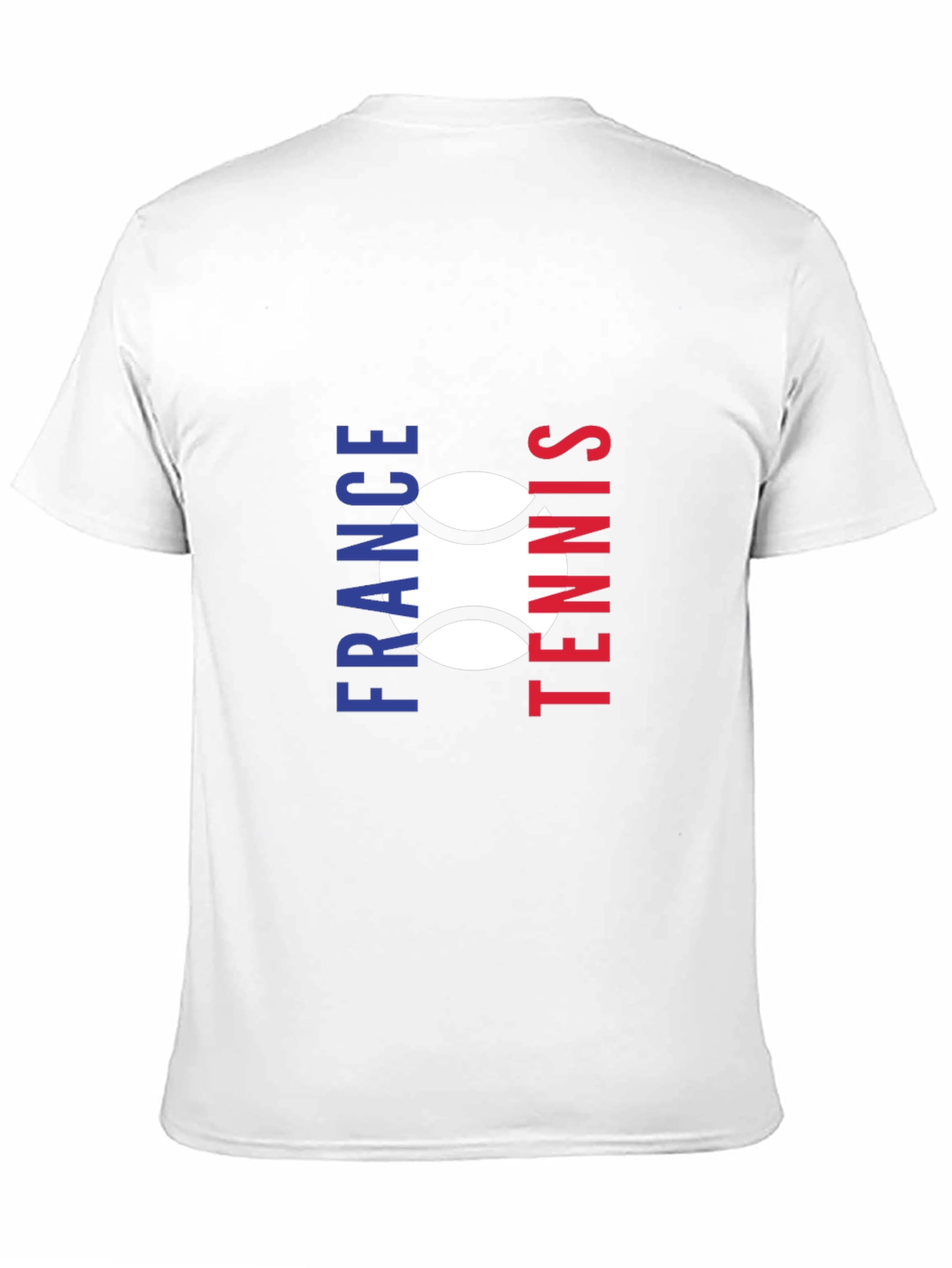 France Tennis Graphic Tee - Black Cotton Shirt