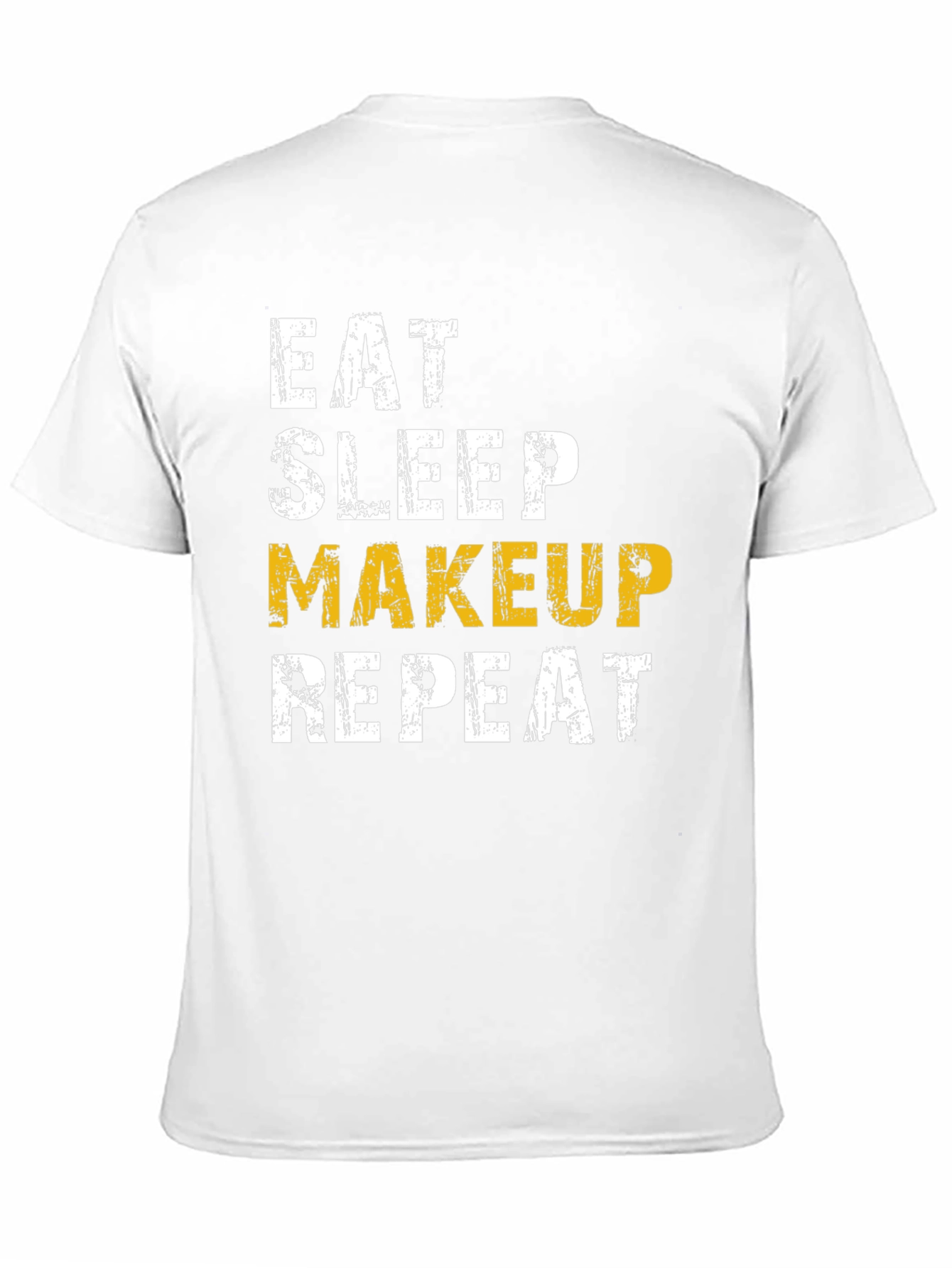 Eat Sleep Makeup Repeat Black Graphic T-Shirt