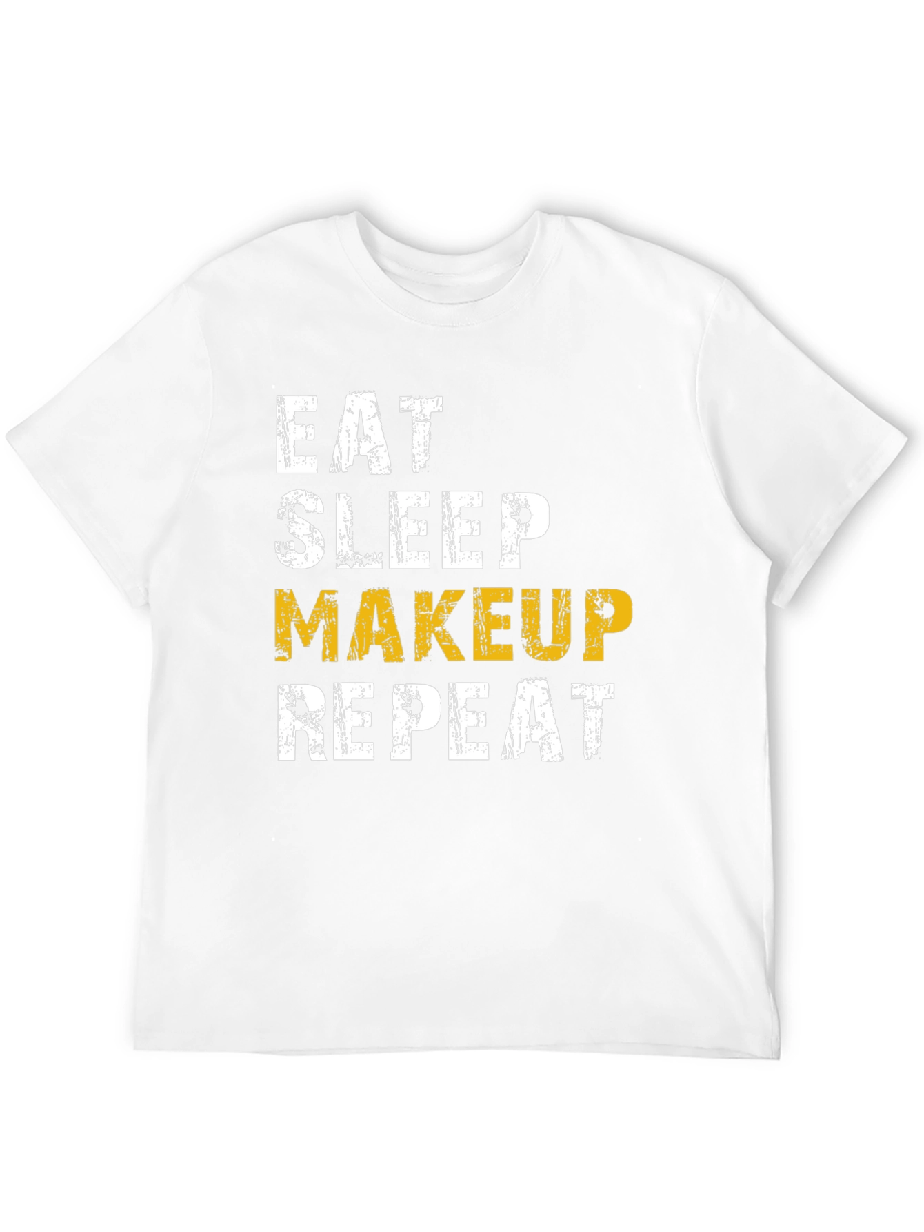 Eat Sleep Makeup Repeat Black Graphic T-Shirt