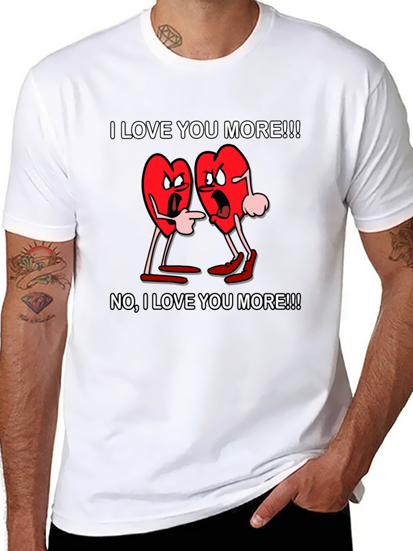 I Love You More Graphic T-Shirt