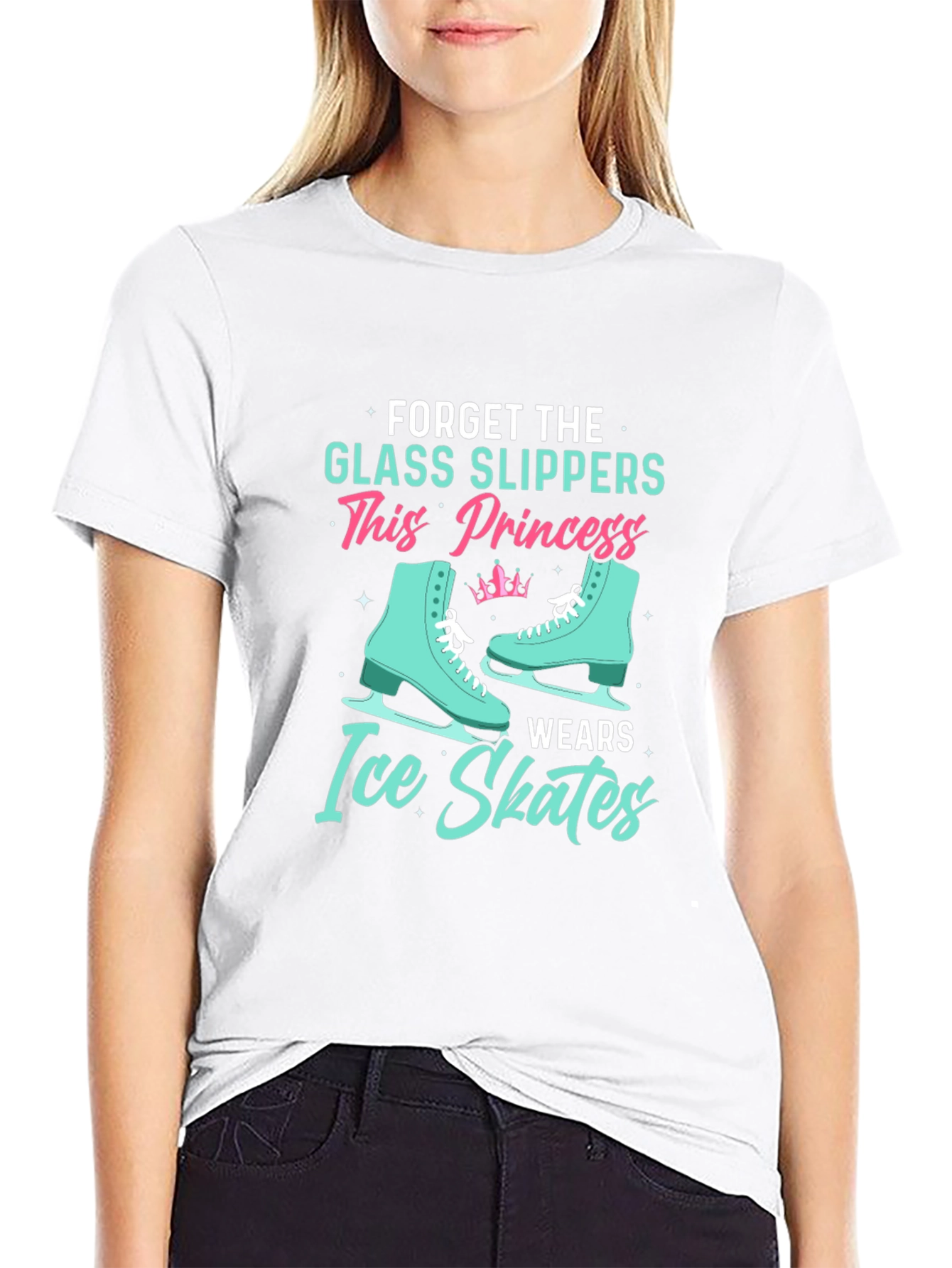 Ice Skating Princess Graphic Tee
