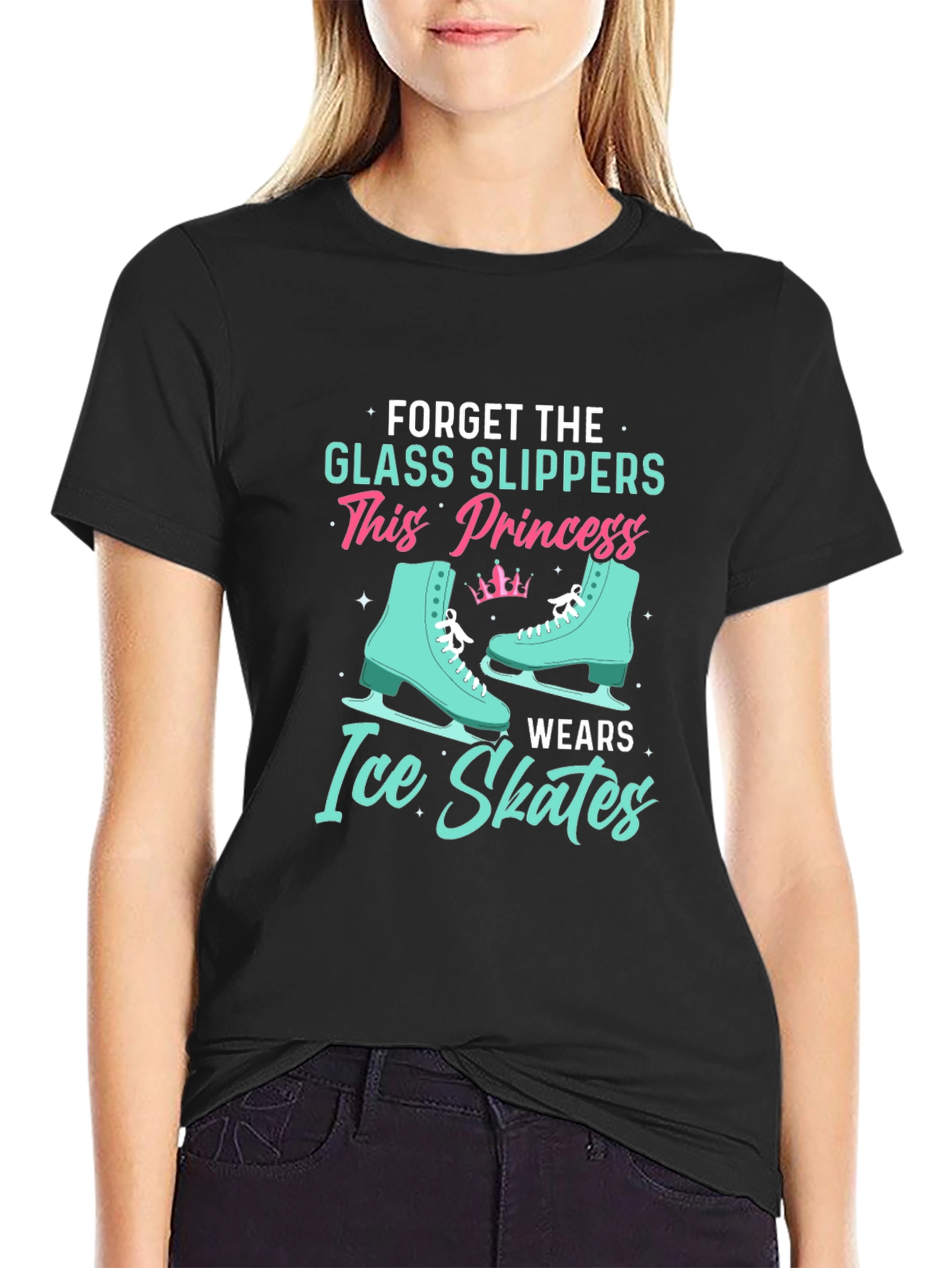 Ice Skating Princess Graphic Tee
