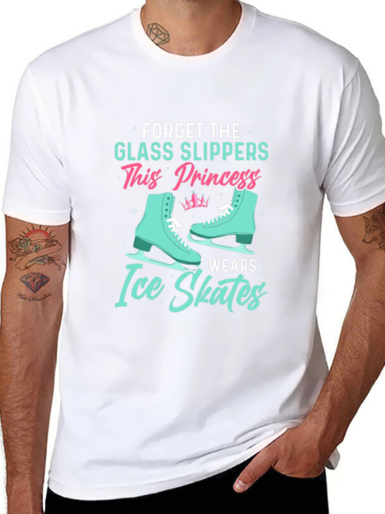 Ice Skating Princess Graphic Tee