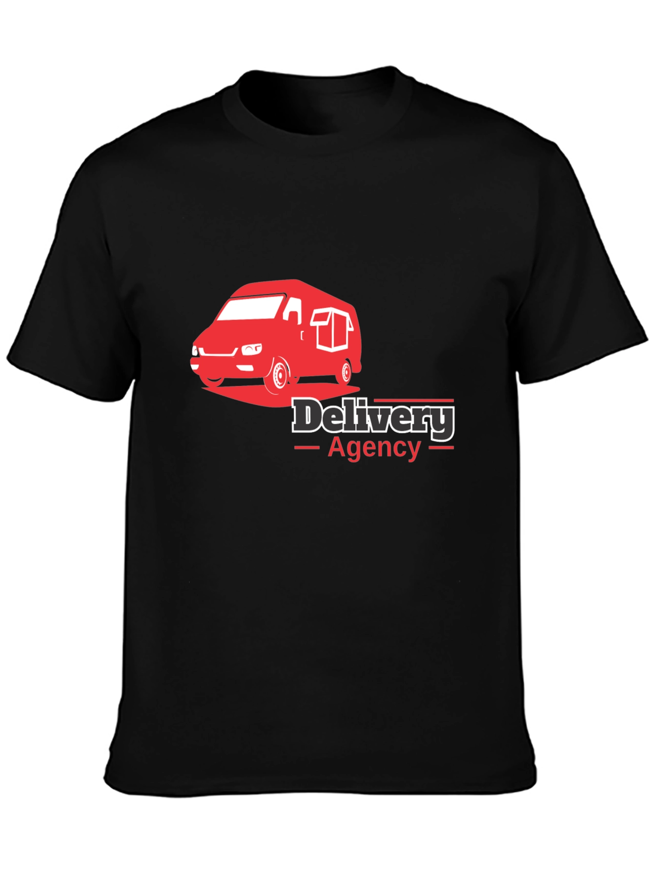 Delivery Agency Black T-Shirt