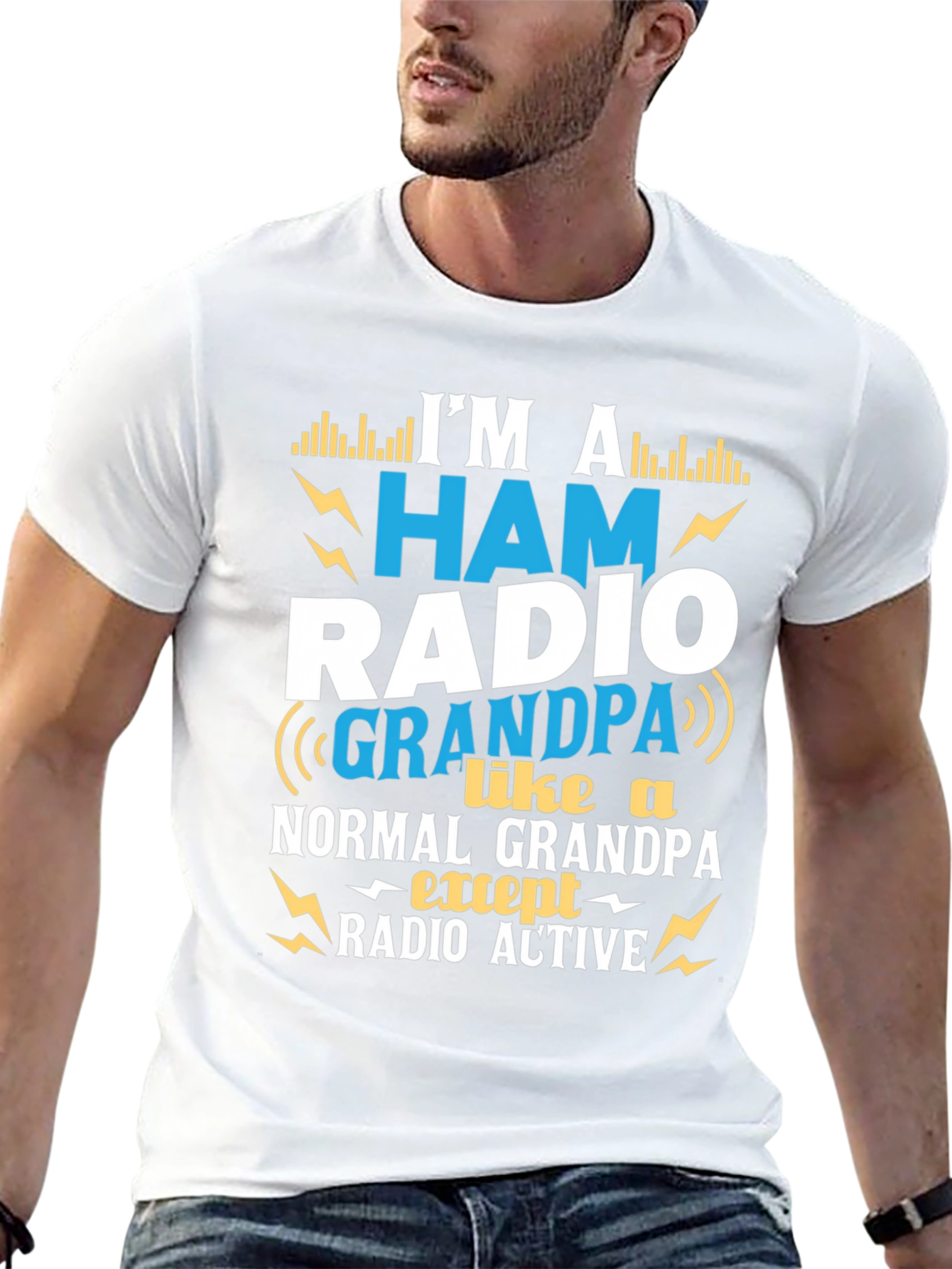 Ham Radio Grandpa T-Shirt - Radio Active Design
