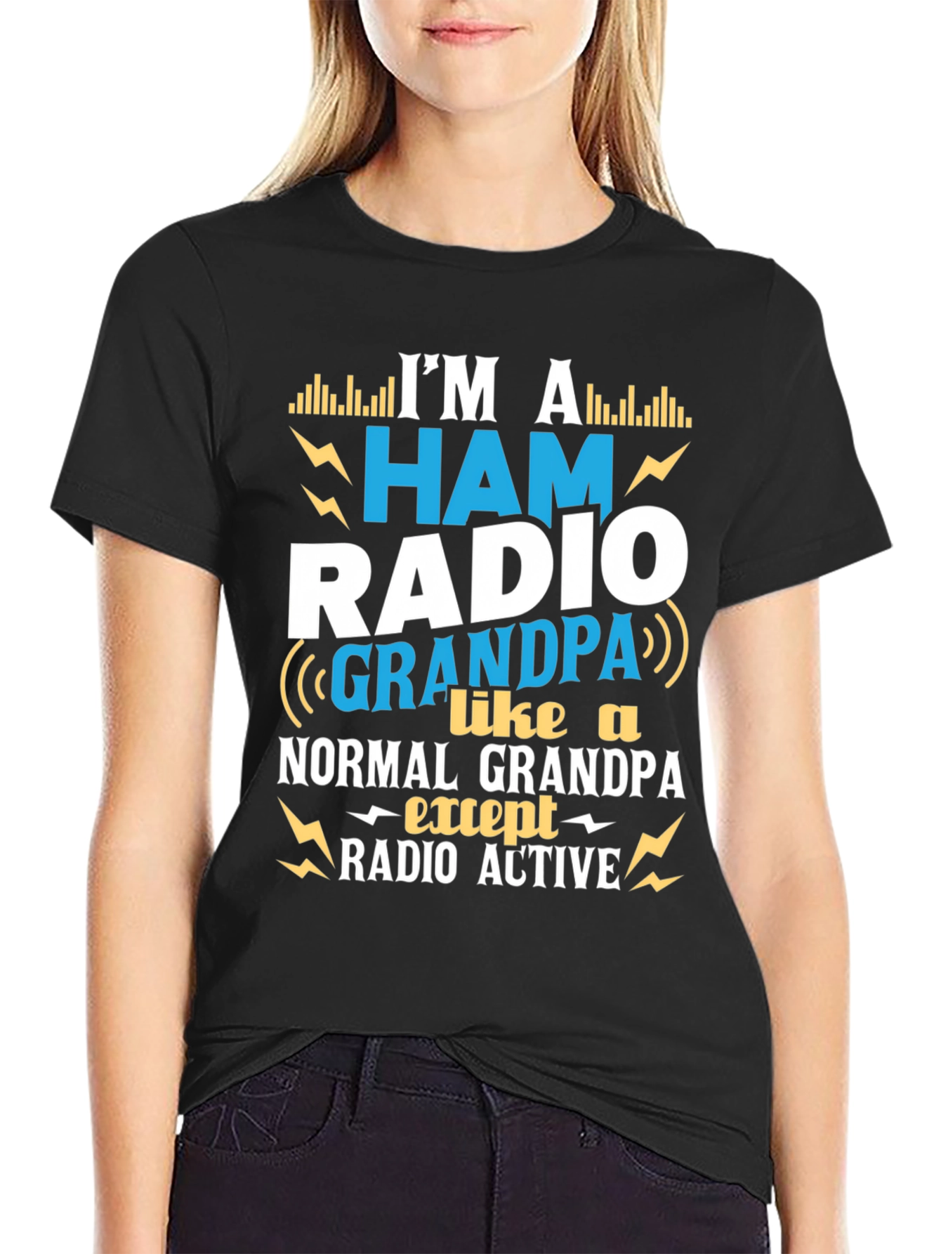 Ham Radio Grandpa T-Shirt - Radio Active Design