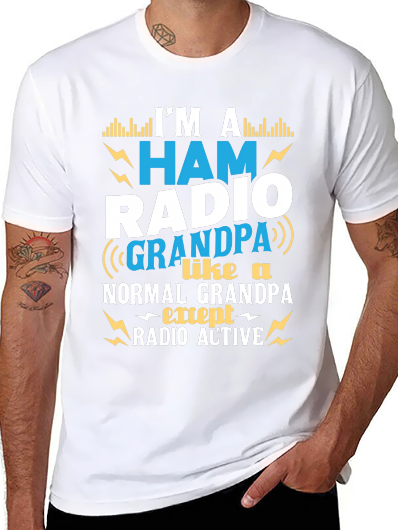 Ham Radio Grandpa T-Shirt - Radio Active Design