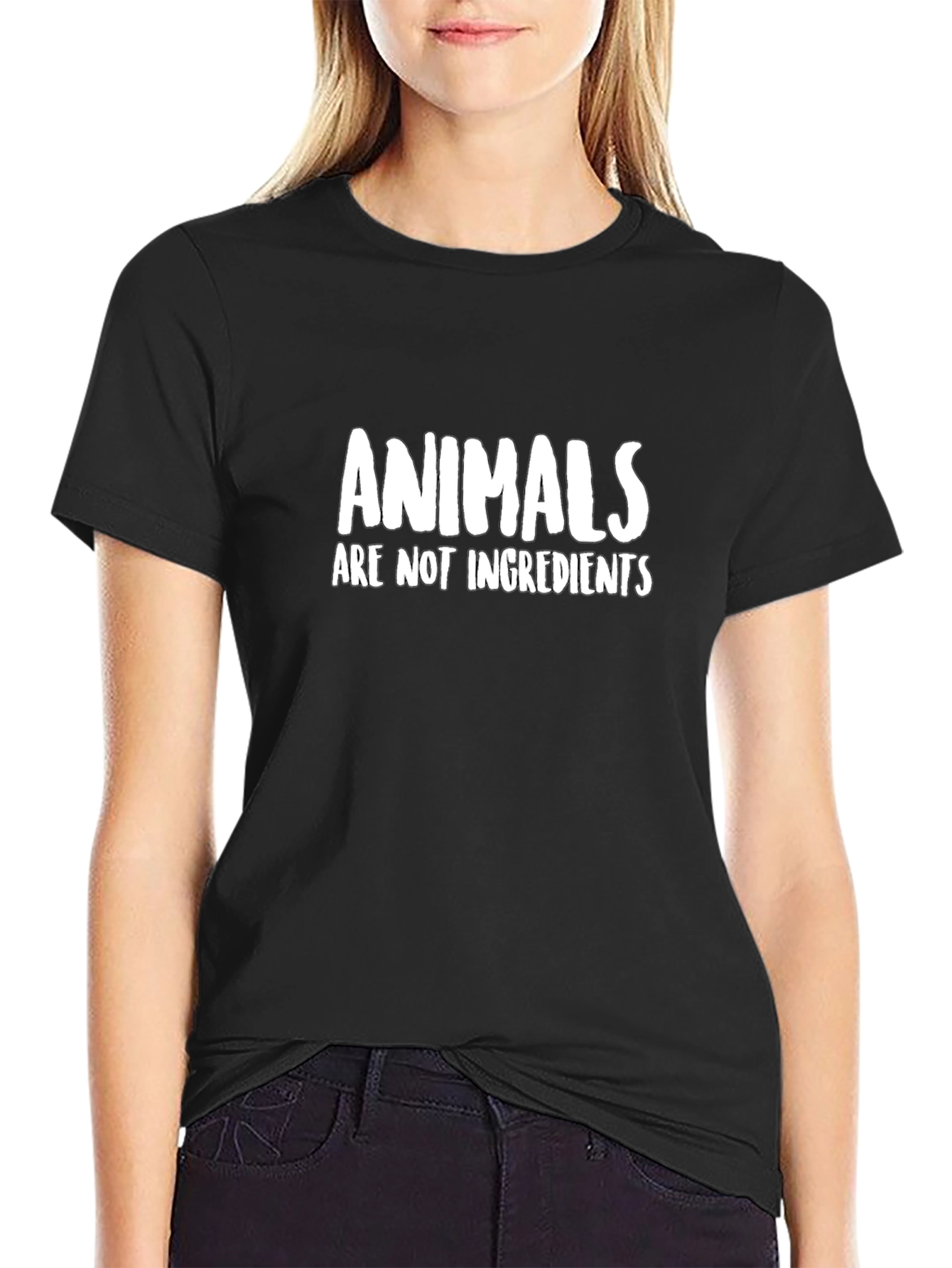 Animals Are Not Ingredients Graphic T-Shirt