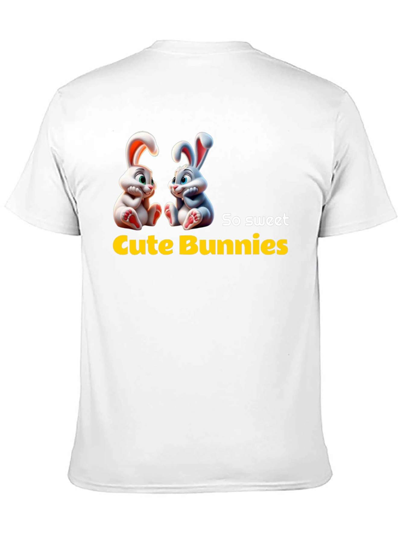 Cute Bunnies Graphic Tee - So Sweet!