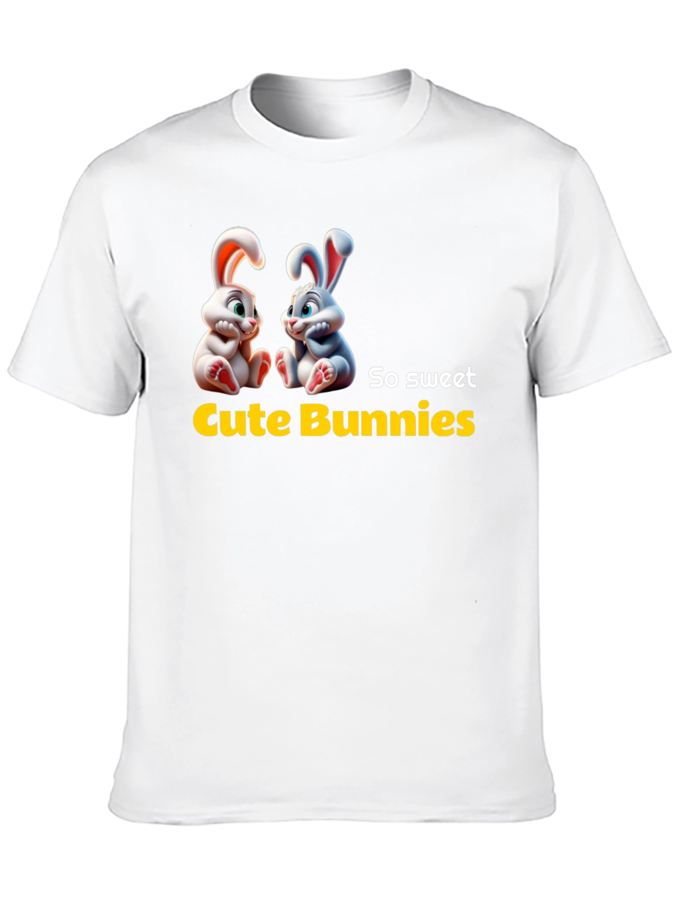 Cute Bunnies Graphic Tee - So Sweet!