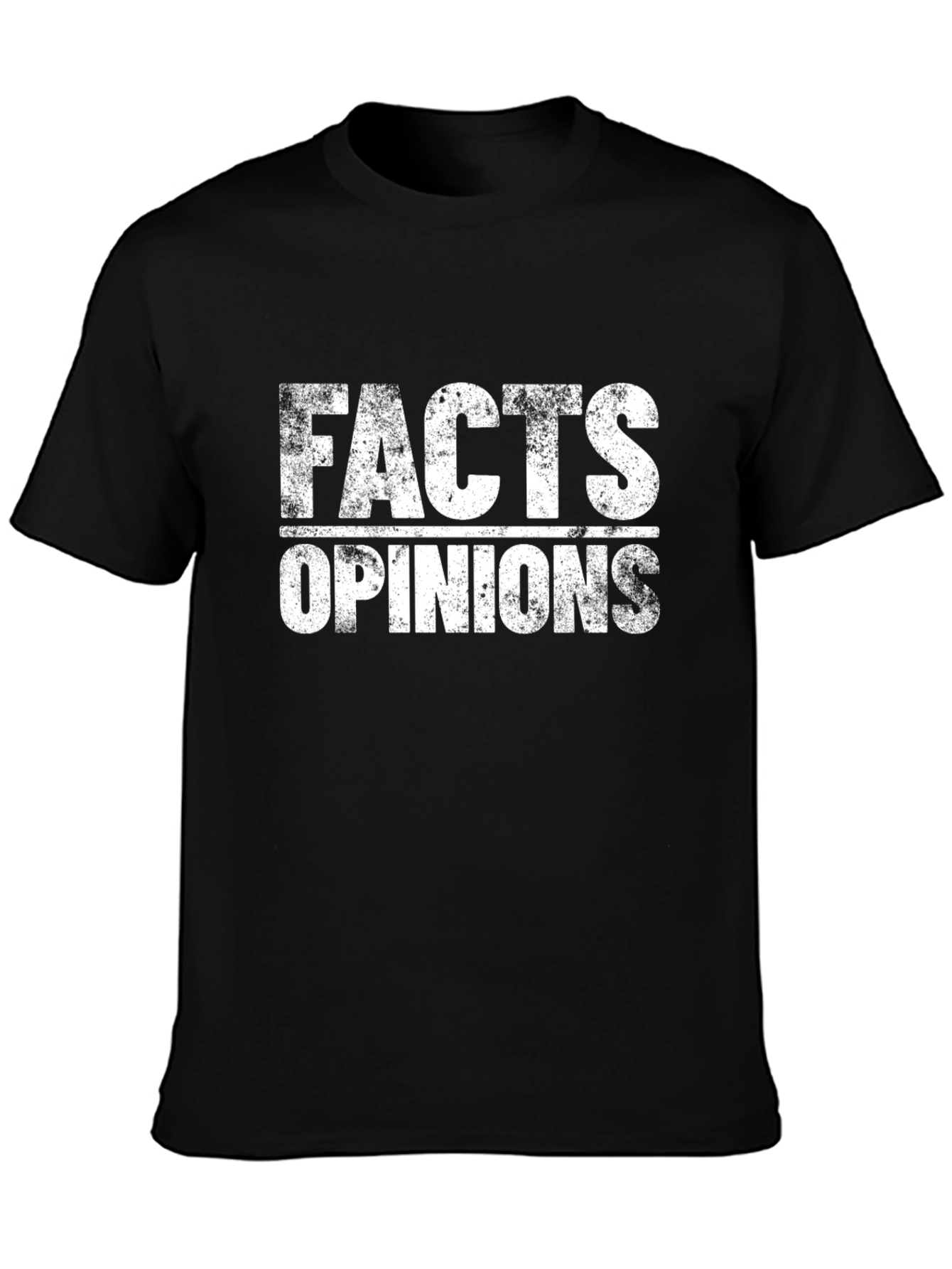Facts Over Opinions Graphic T-Shirt