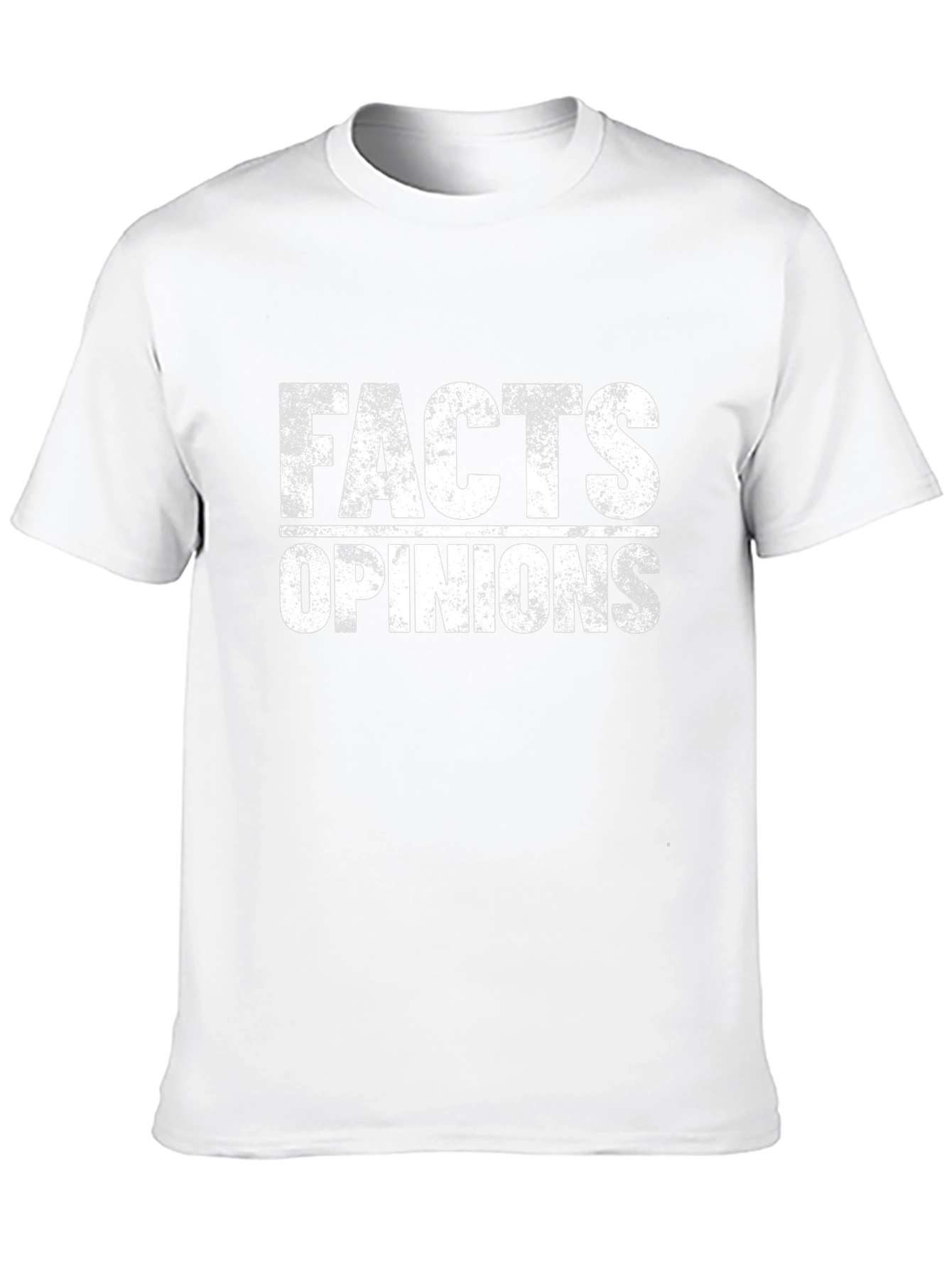 Facts Over Opinions Graphic T-Shirt
