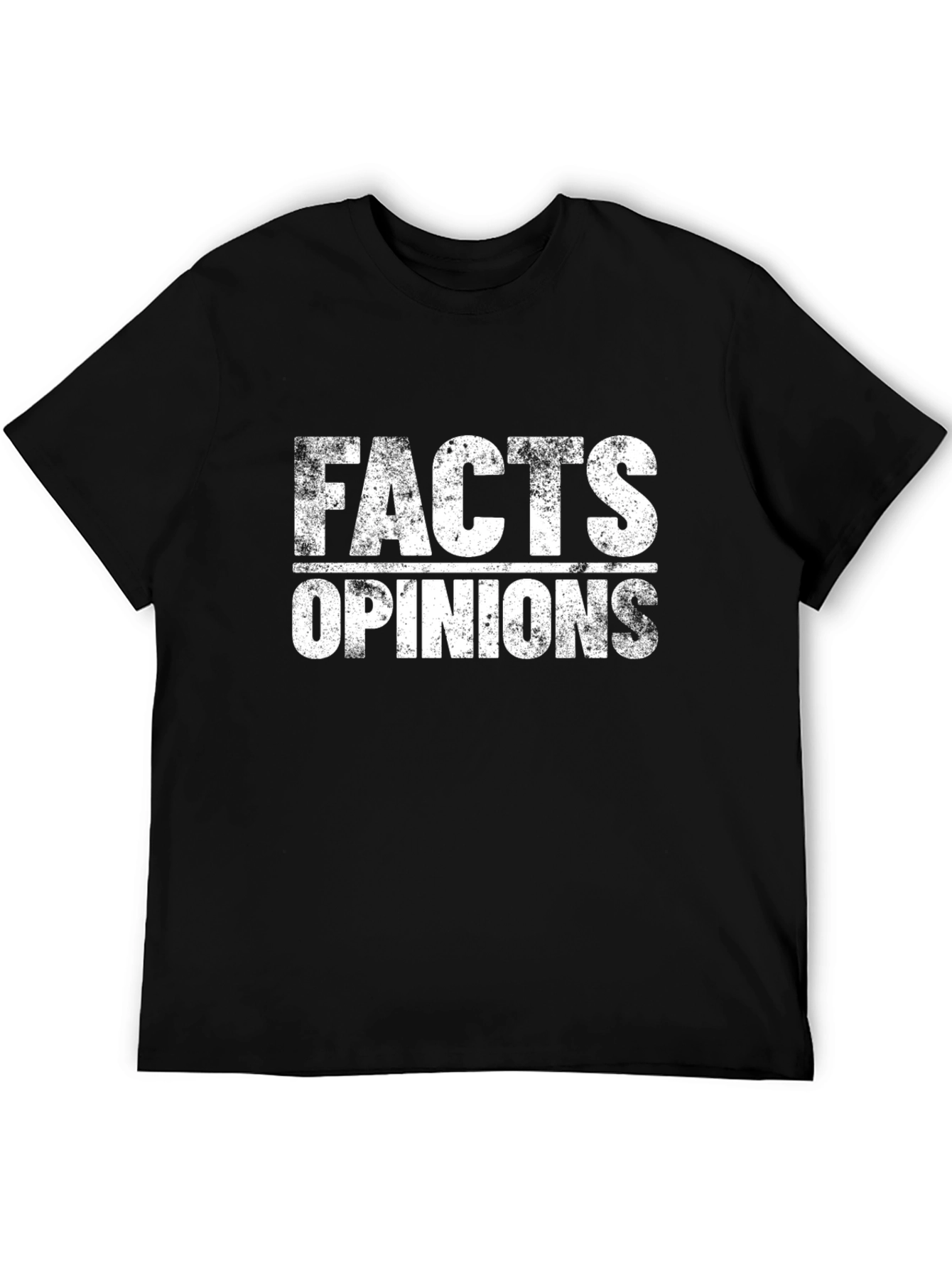 Facts Over Opinions Graphic T-Shirt
