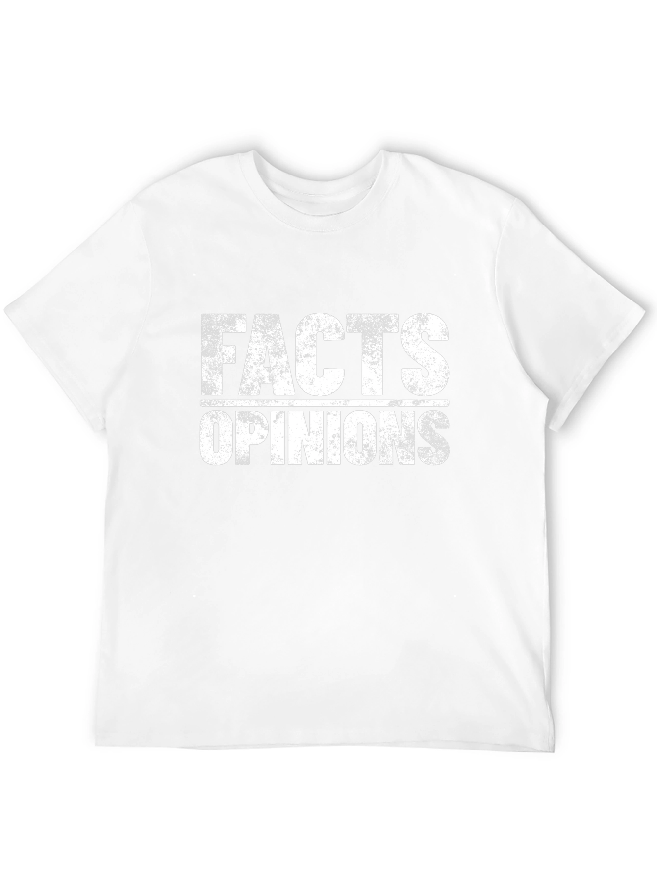 Facts Over Opinions Graphic T-Shirt