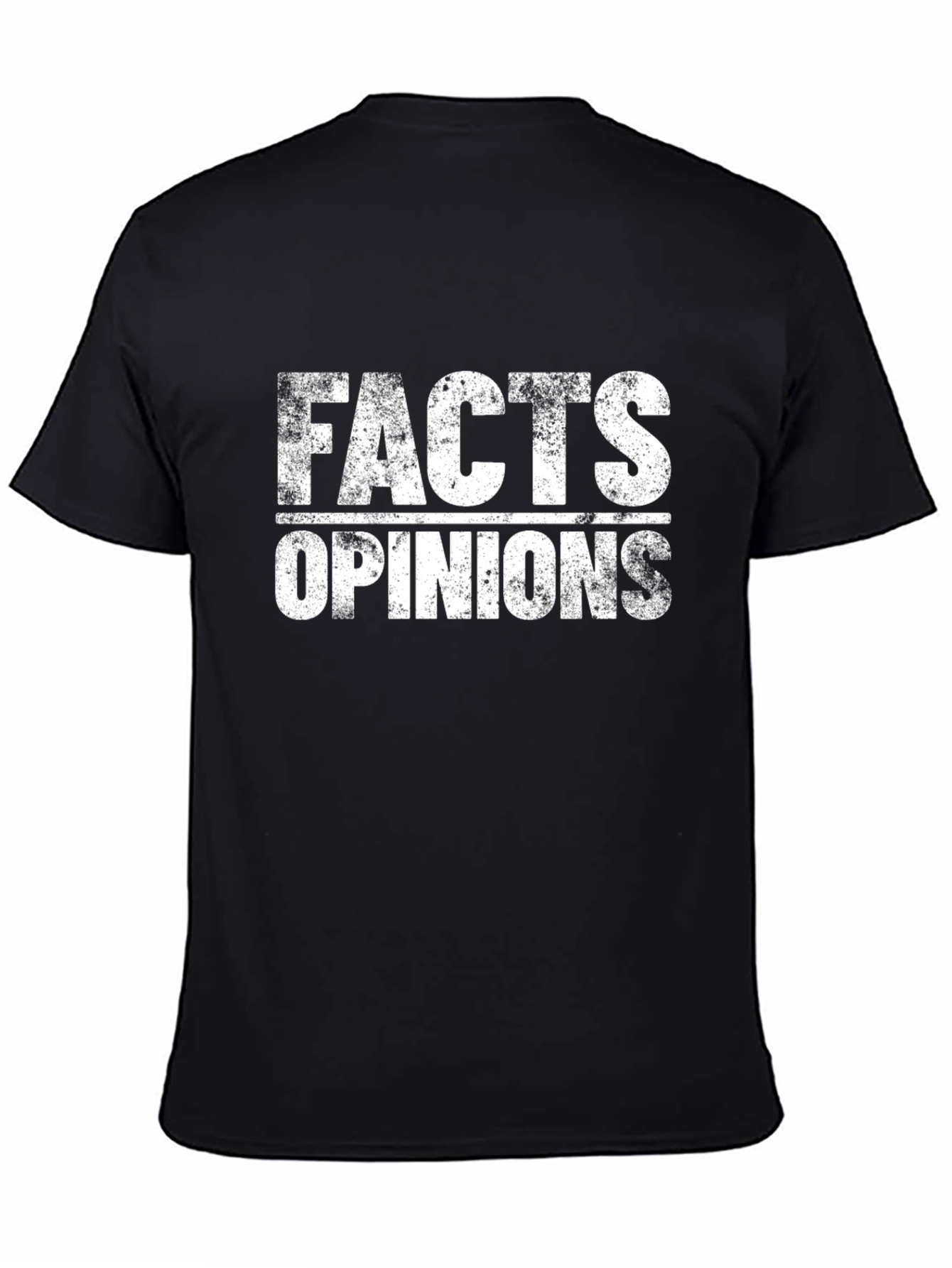 Facts Over Opinions Graphic T-Shirt