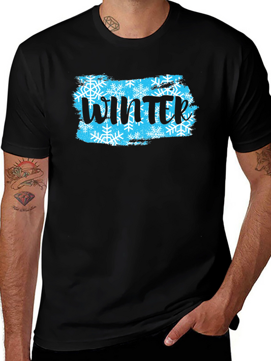 Winter Snowflake Graphic T-Shirt