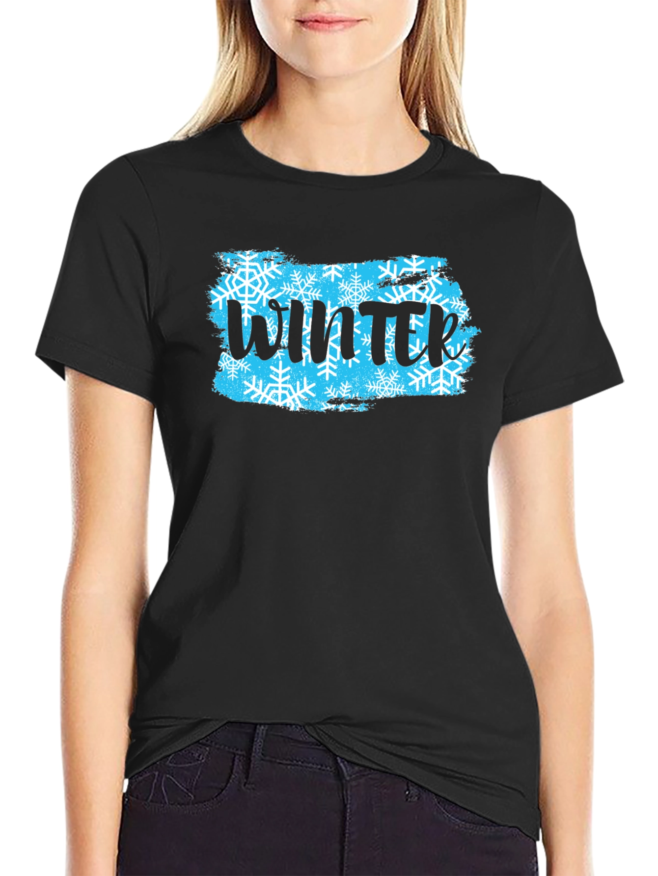 Winter Snowflake Graphic T-Shirt