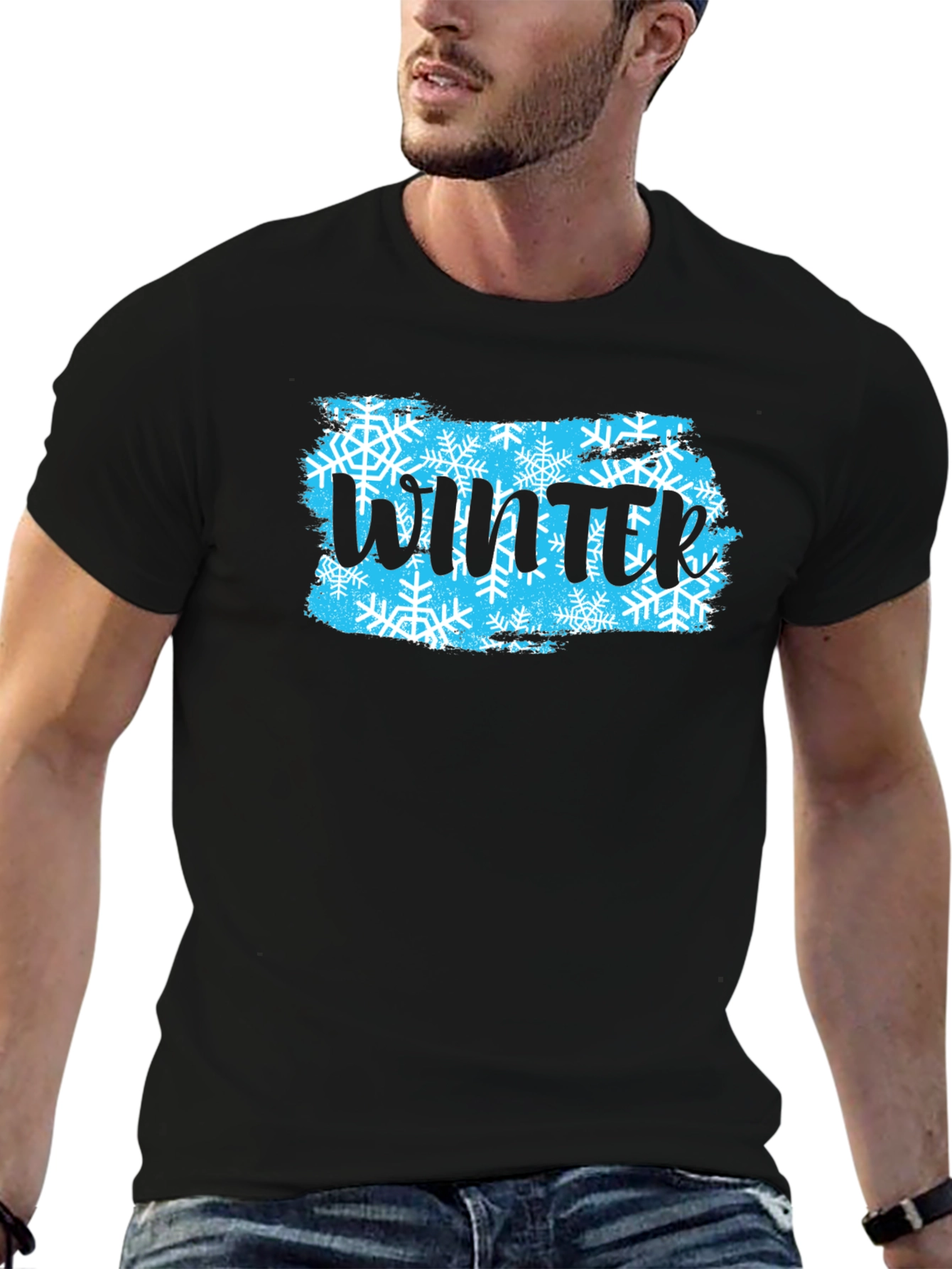 Winter Snowflake Graphic T-Shirt