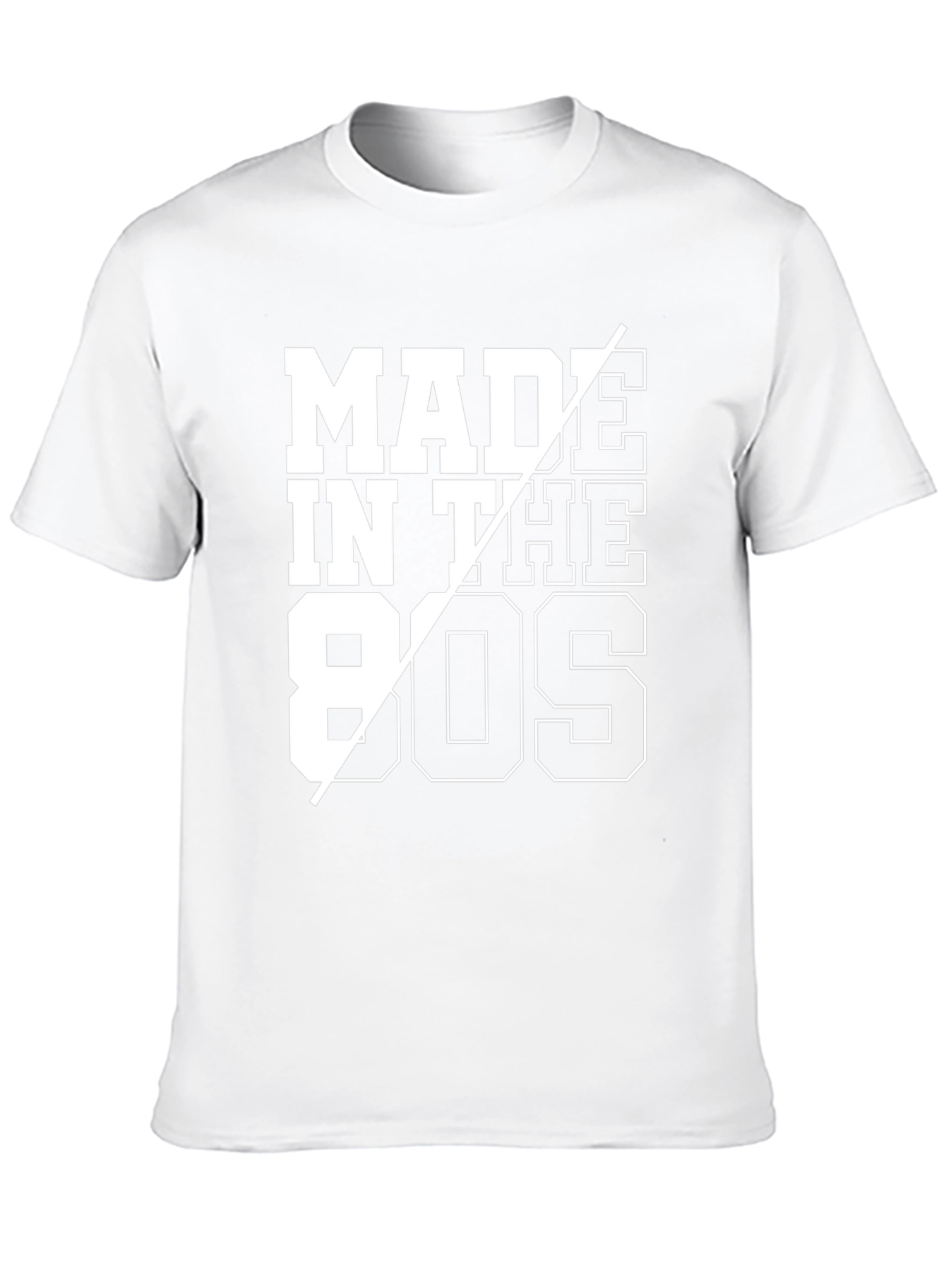 Retro Made in the 80s Graphic Tee - Black