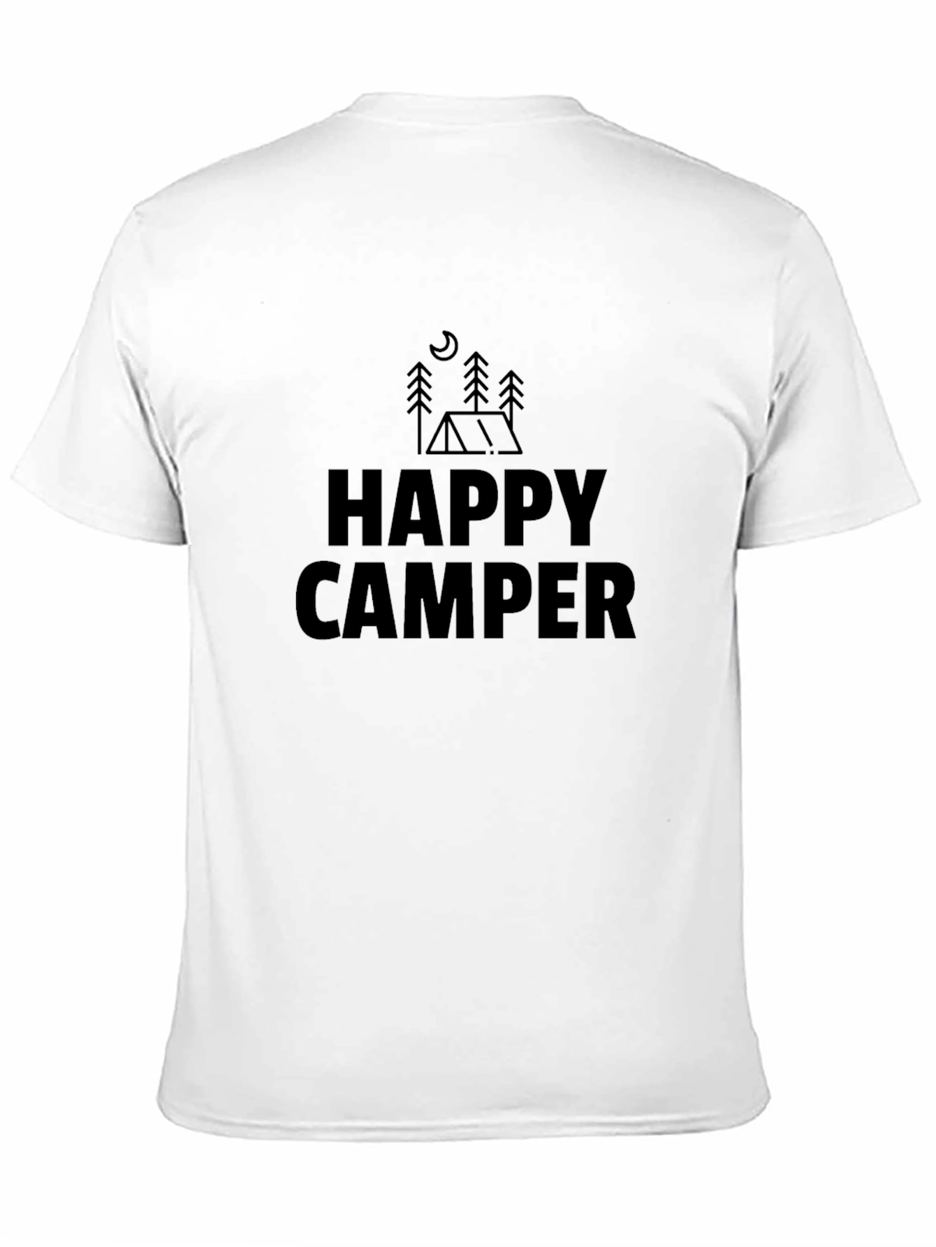 Happy Camper Graphic Tee - Camping Adventure Shirt