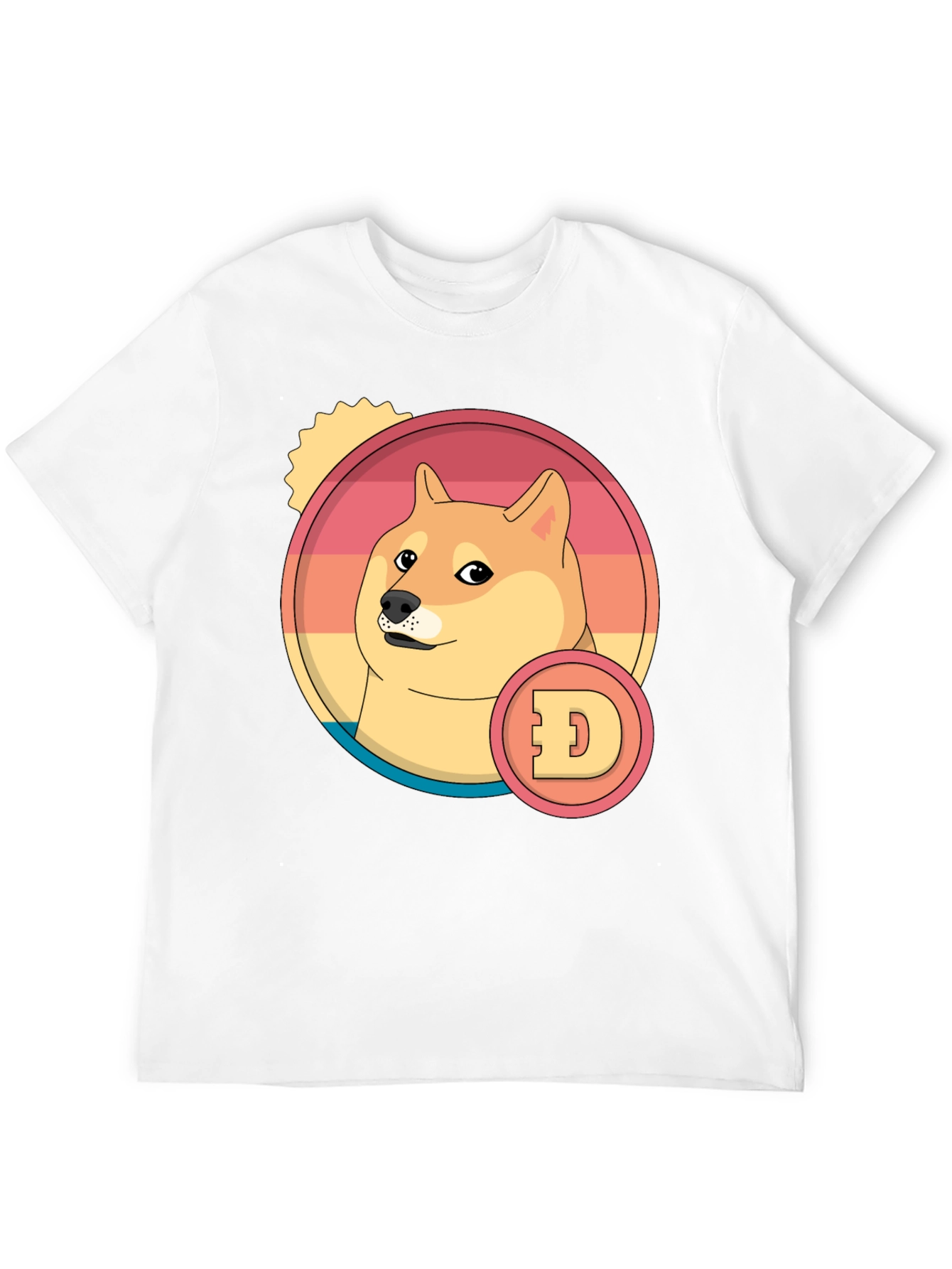 Doge Meme Coin Retro T-Shirt