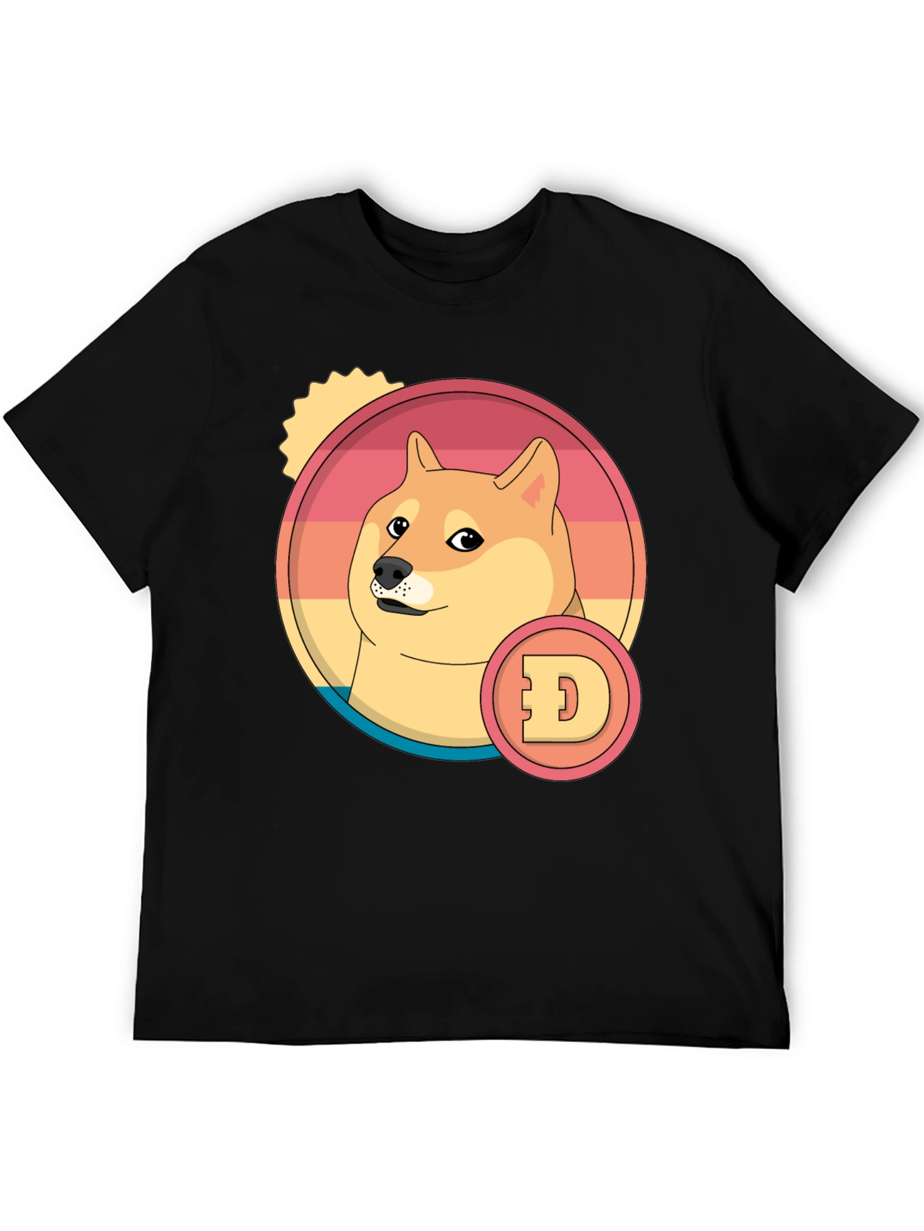 Doge Meme Coin Retro T-Shirt