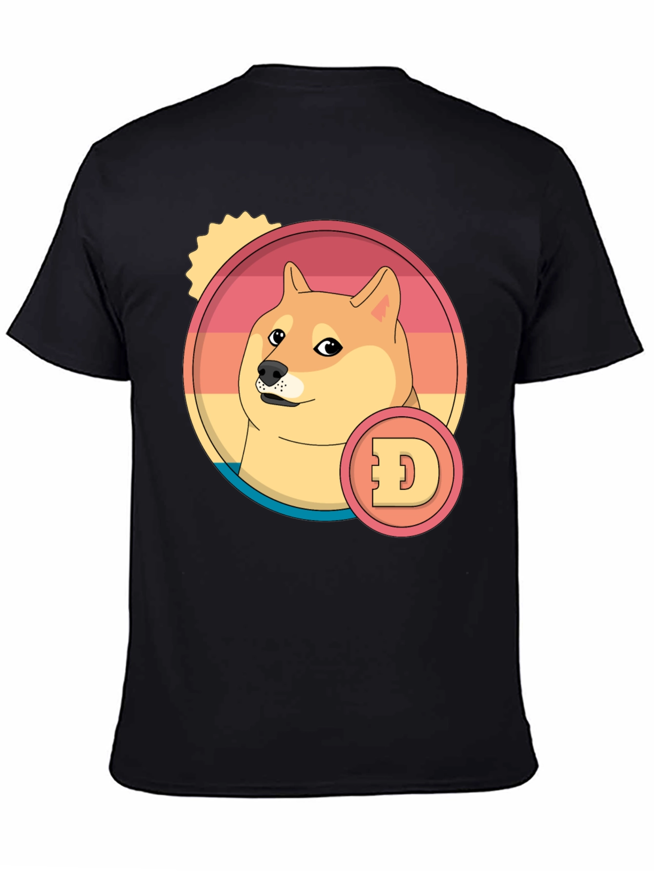 Doge Meme Coin Retro T-Shirt