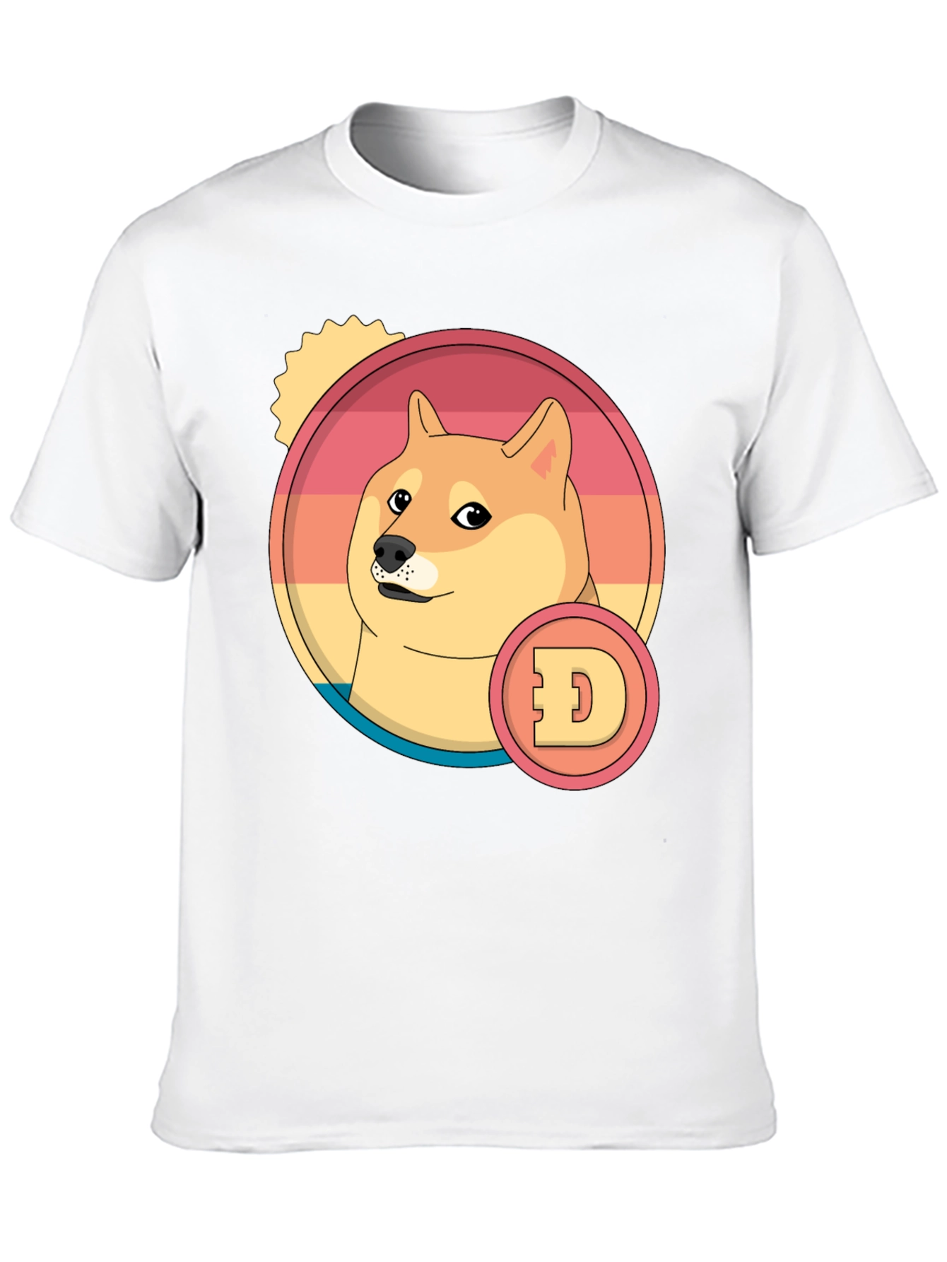 Doge Meme Coin Retro T-Shirt
