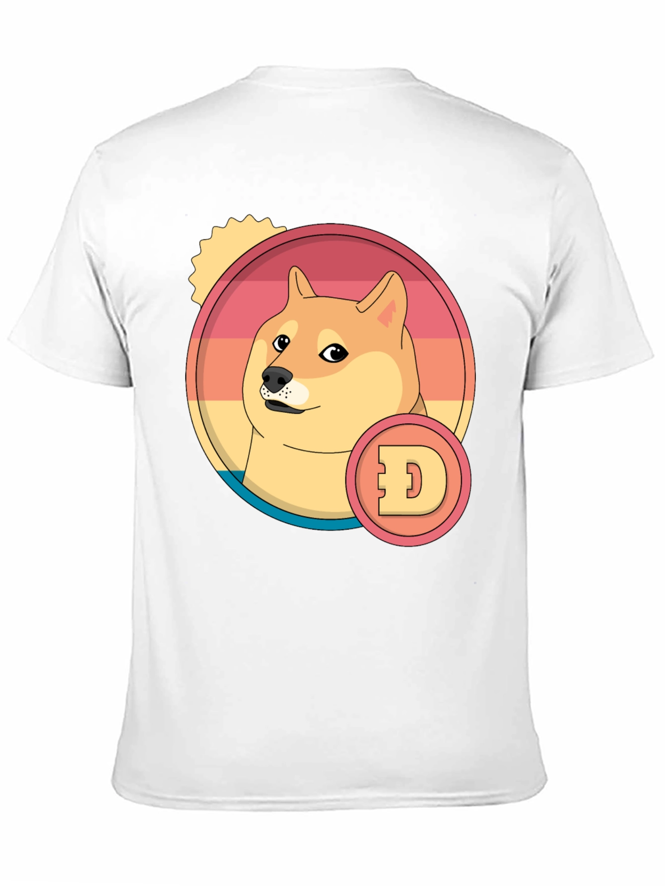 Doge Meme Coin Retro T-Shirt
