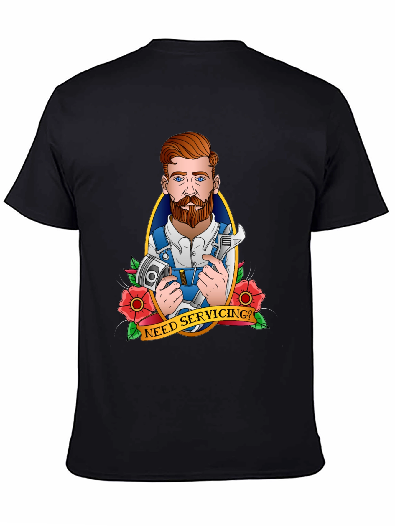 Need Servicing? Mechanic Graphic Tee