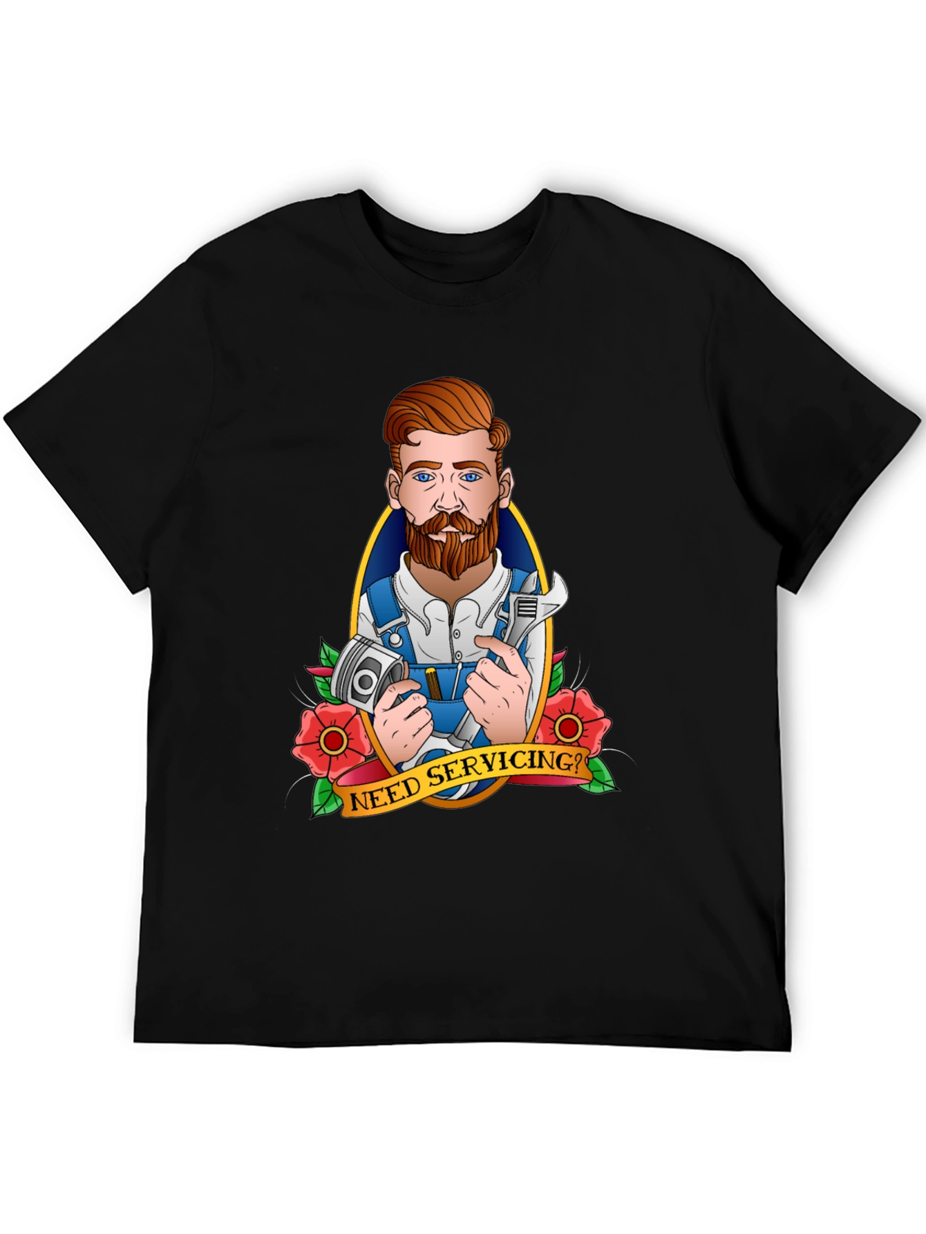Need Servicing? Mechanic Graphic Tee