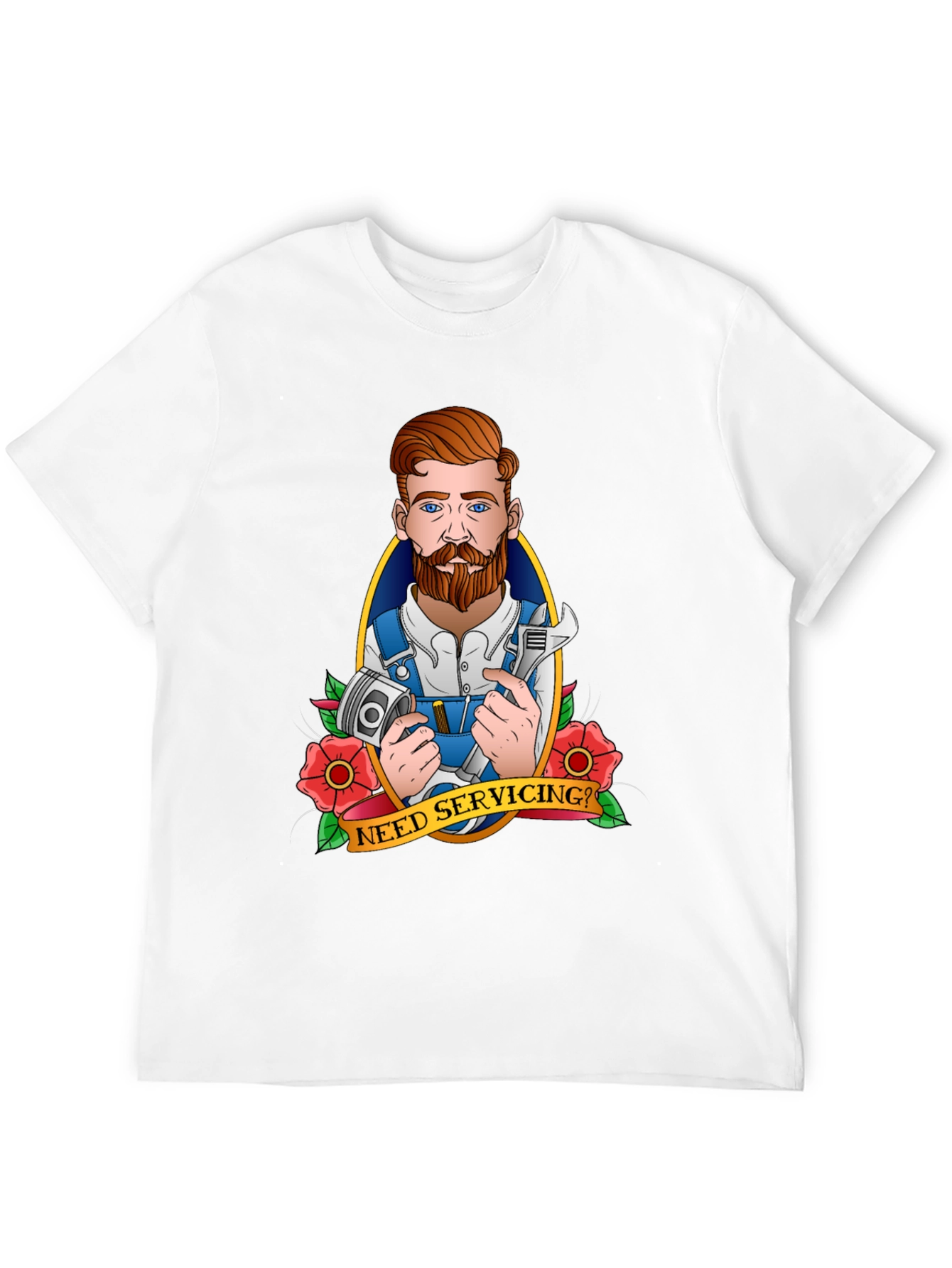Need Servicing? Mechanic Graphic Tee
