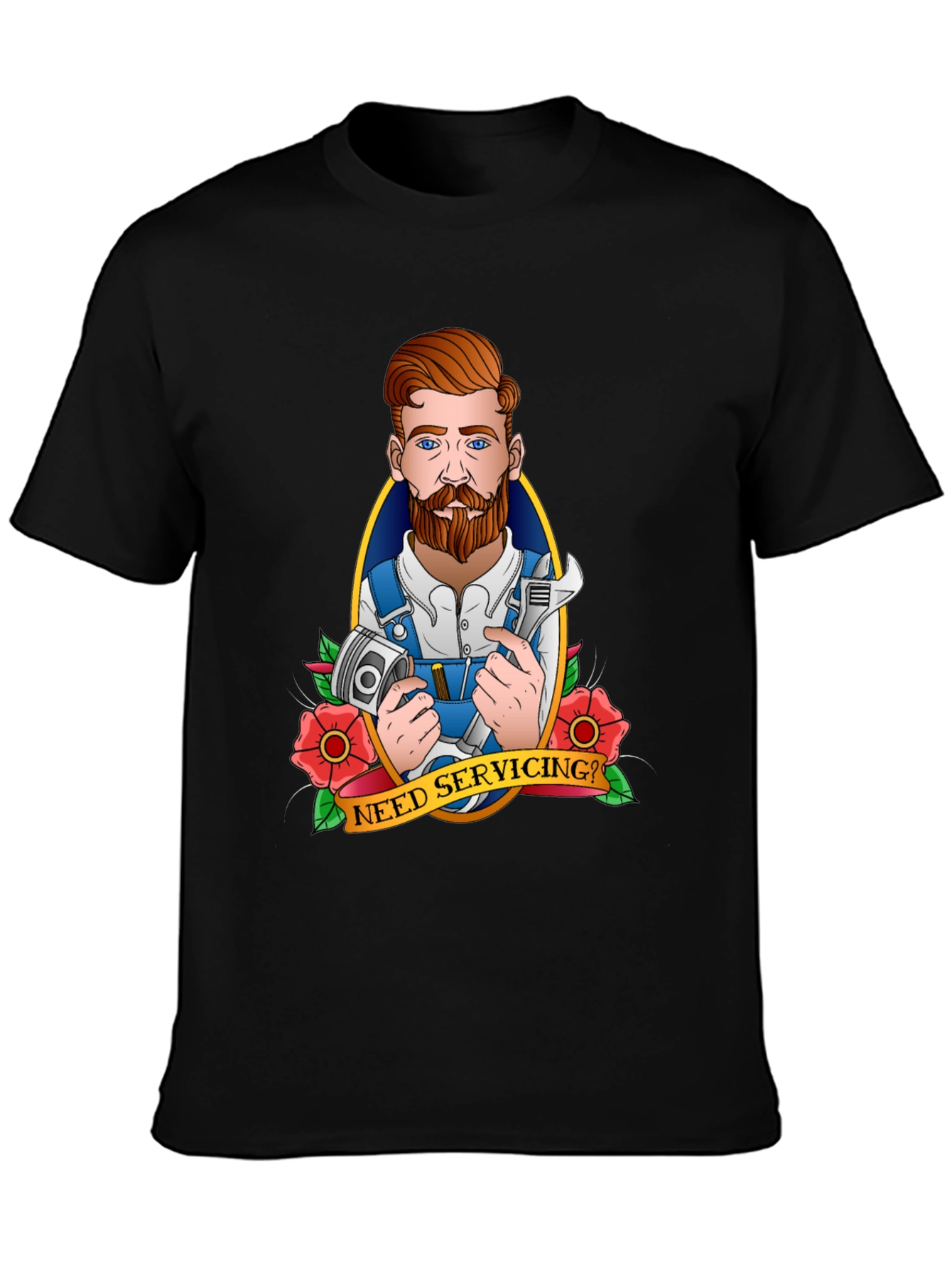 Need Servicing? Mechanic Graphic Tee
