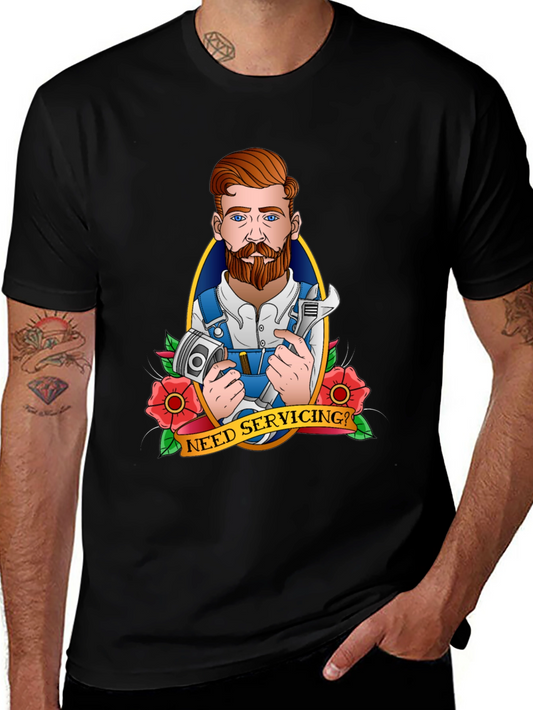 Need Servicing? Mechanic Graphic Tee