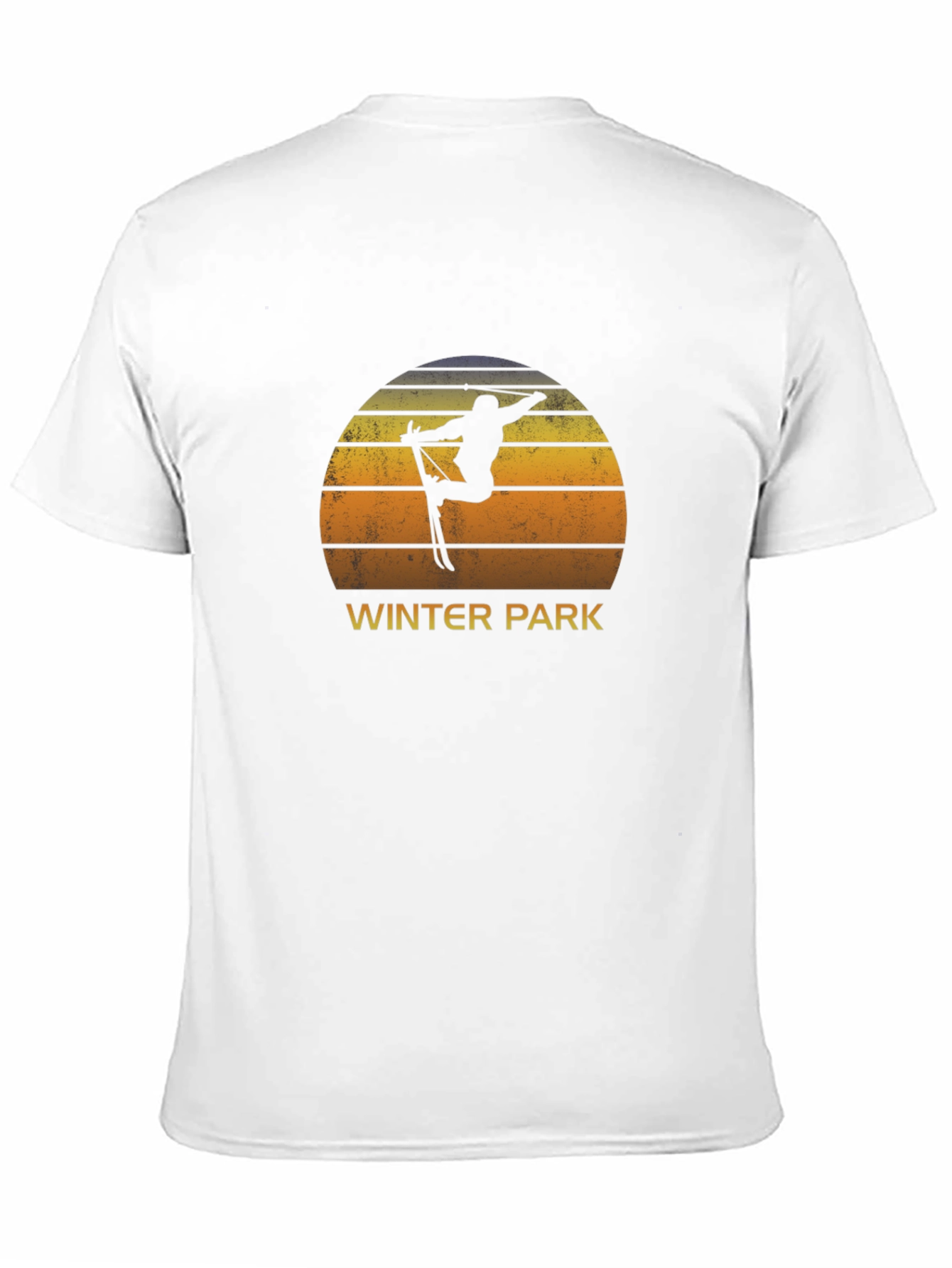 Winter Park Skier Sunset Tee
