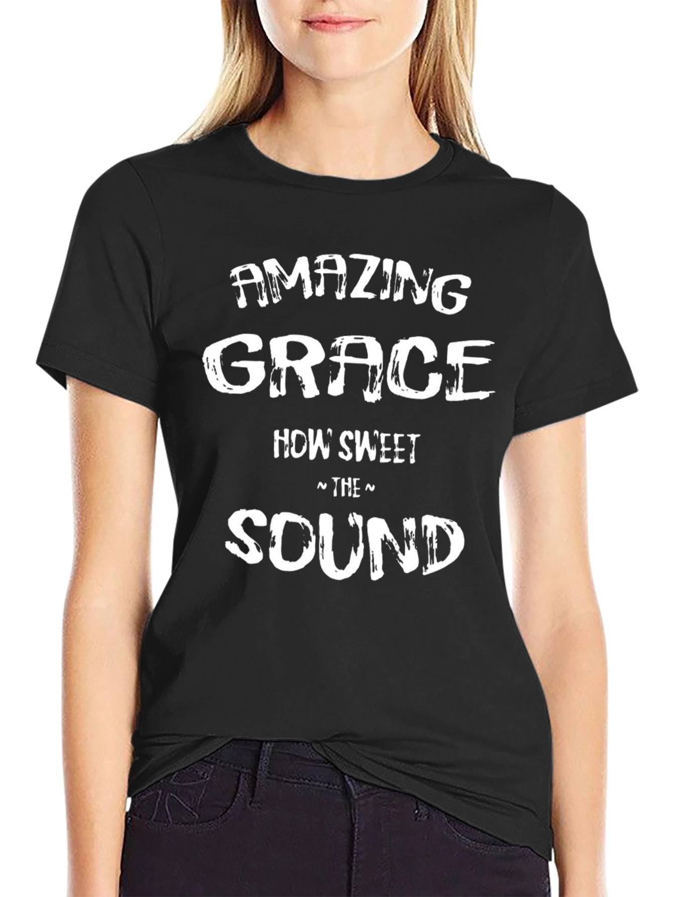 Amazing Grace Black Graphic Tee