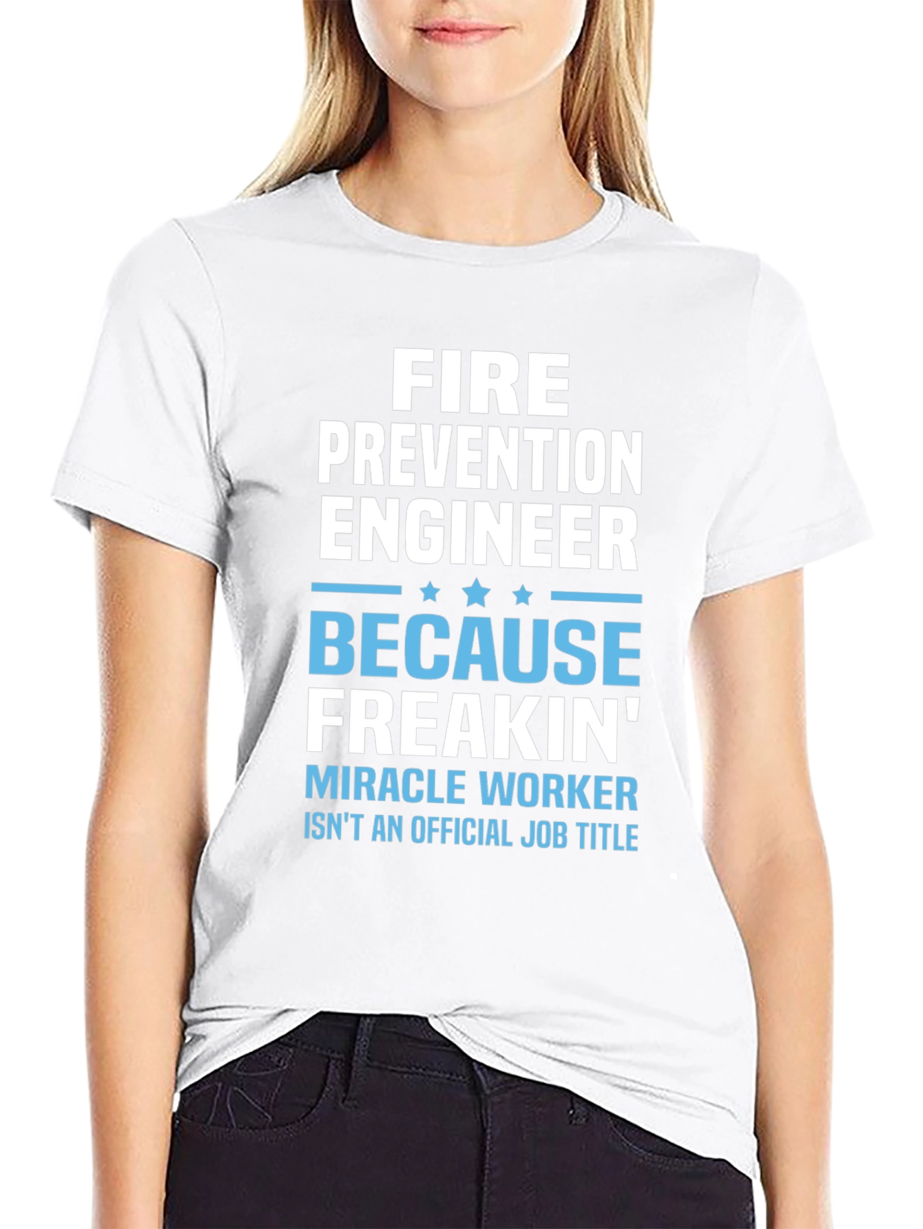 Fire Prevention Engineer Funny Job Title T-Shirt