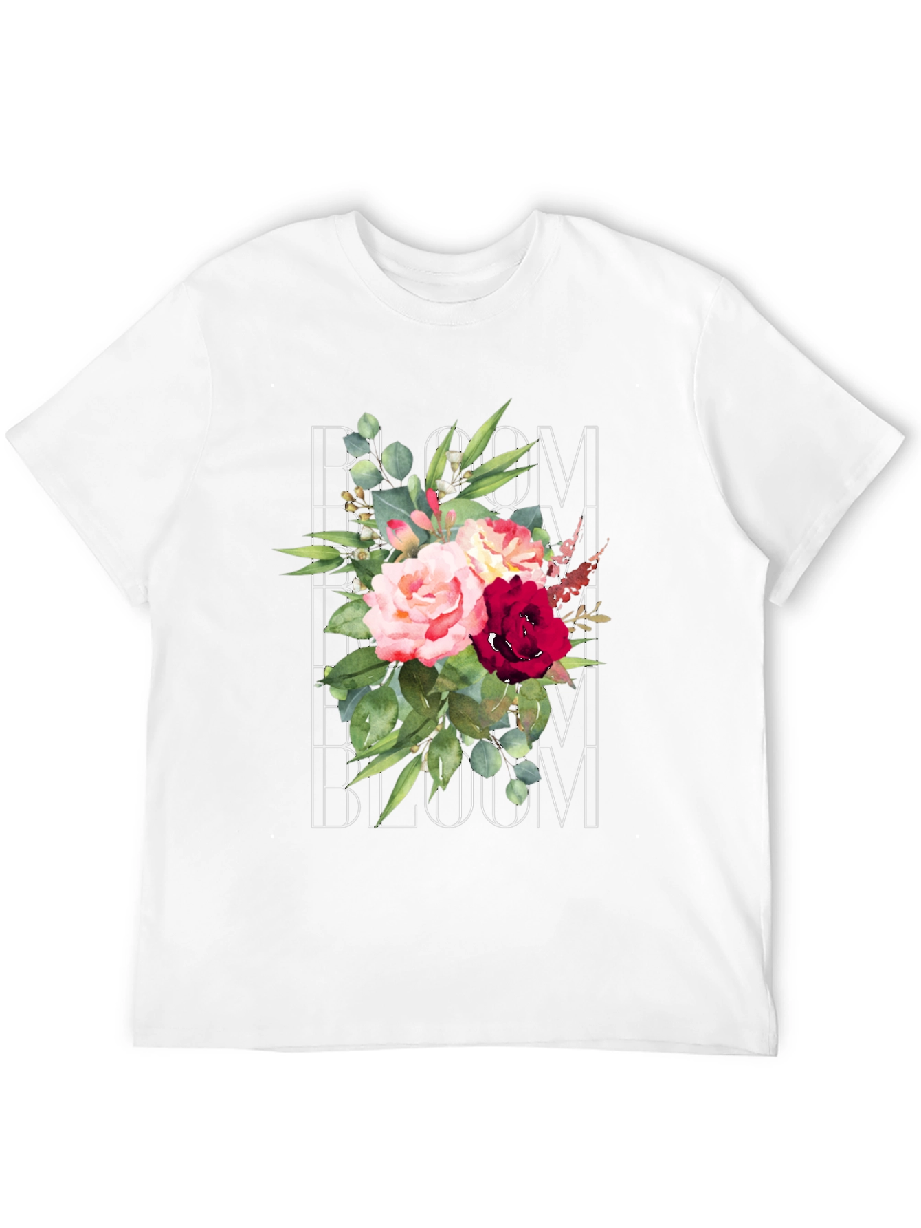 Bloom Floral Graphic T-Shirt - Mens Black Tee